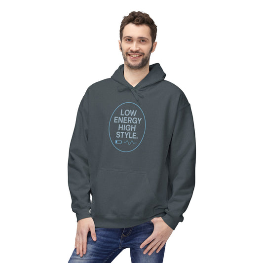 Low Energy High Style Unisex Fleece Hoodie
