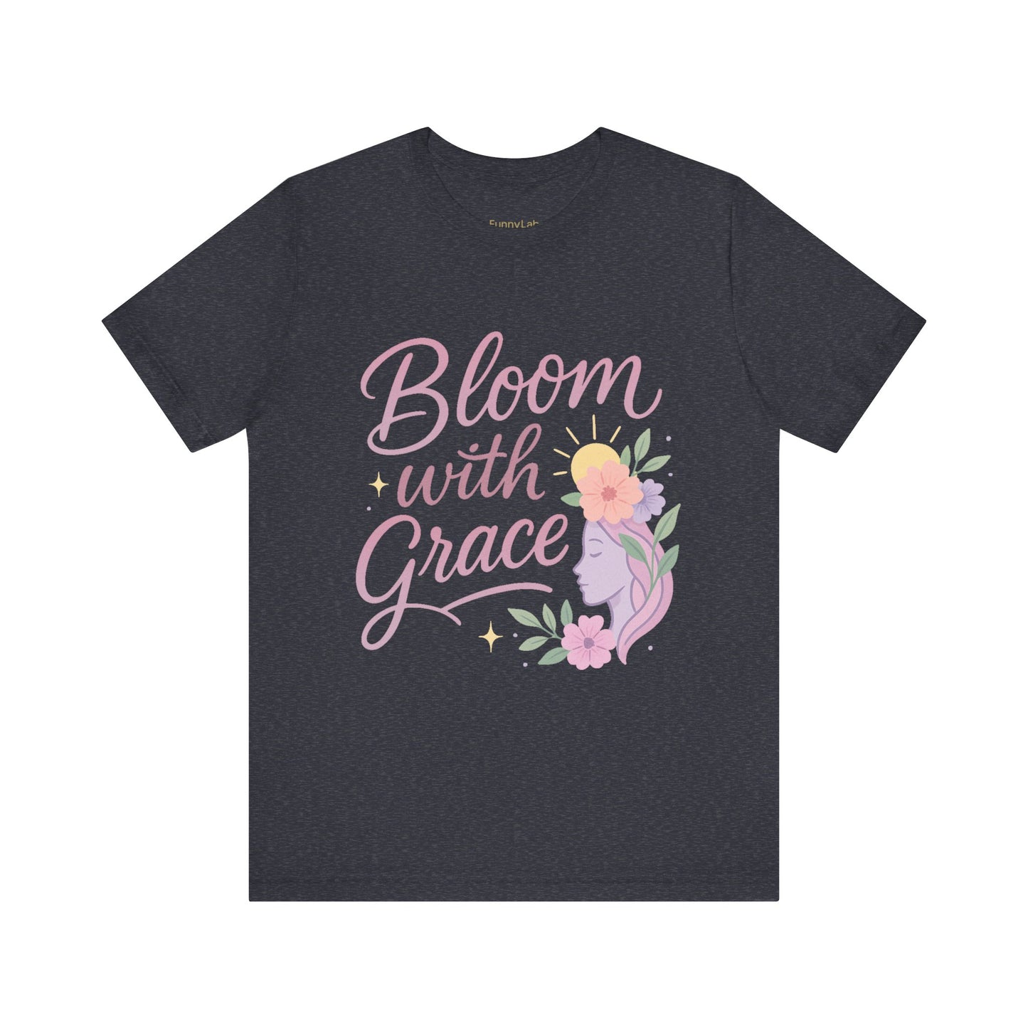 Bloom with Grace –  Unisex Jersey Short Sleeve Tee