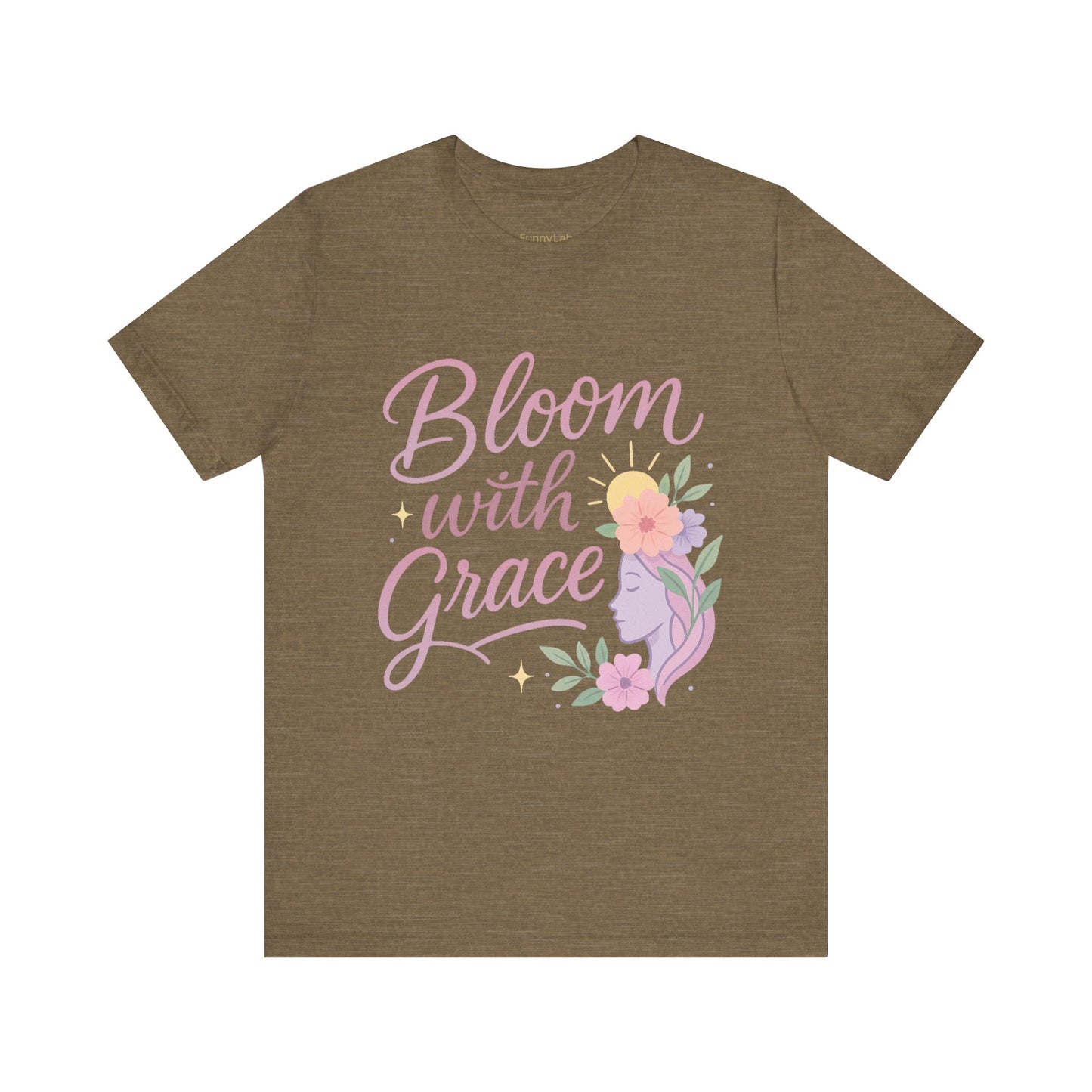 Bloom with Grace –  Unisex Jersey Short Sleeve Tee