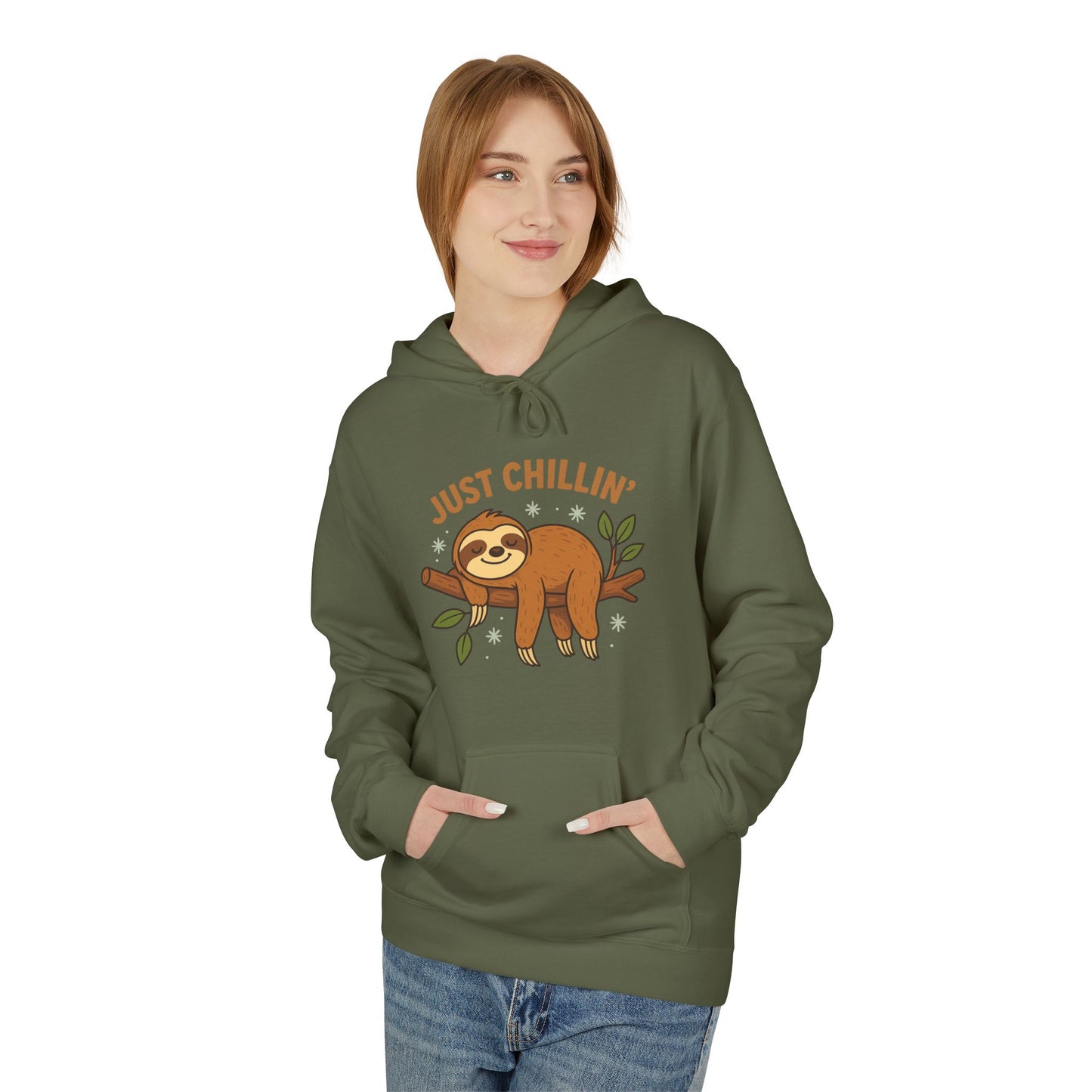Just Chillin’ Hoodie – Bequemer Sloth-Hoodie für entspannte Tage