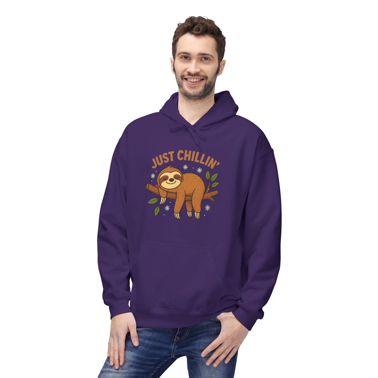 Just Chillin’ Hoodie – Bequemer Sloth-Hoodie für entspannte Tage