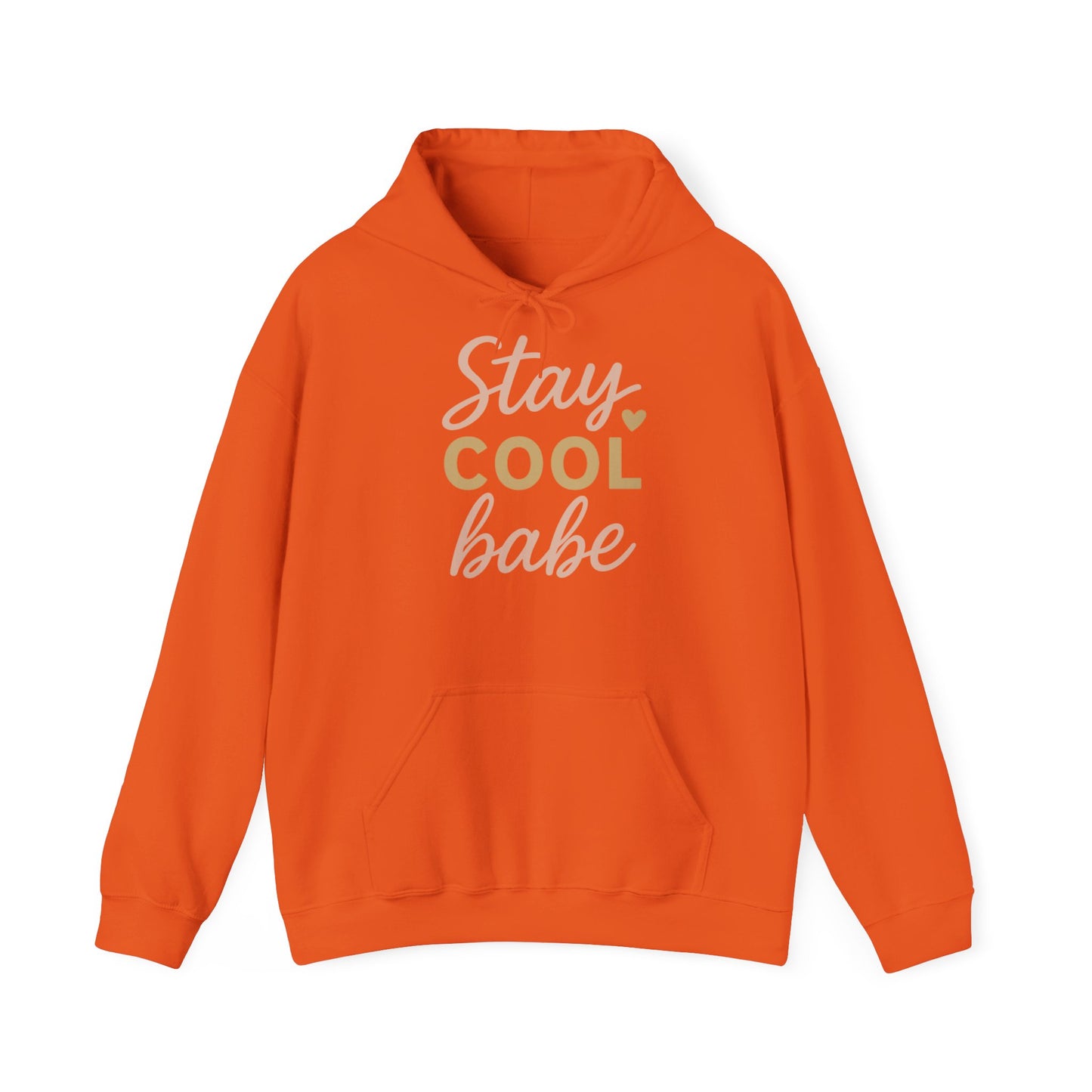 Stay Cool Babe Hoodie — Cute Pastel Graphic Pullover