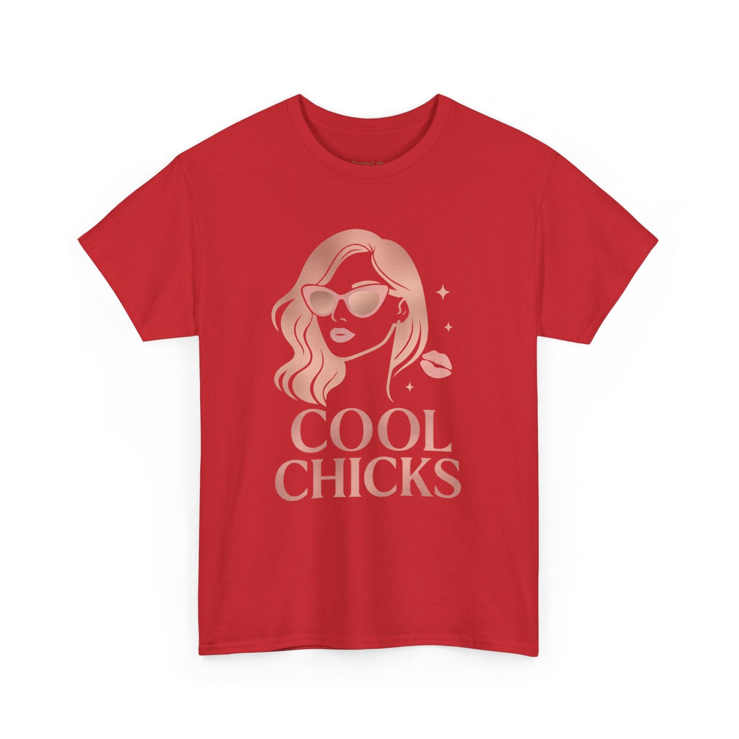 COOL CHICKS T-Shirt – Lässiger Vintage-Look mit Statement