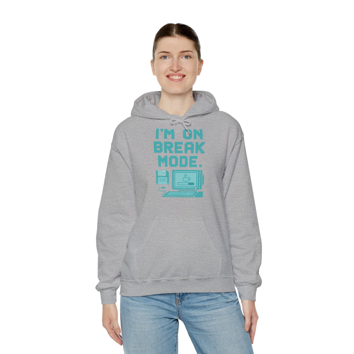 Break Mode Hoodie - Comfy Unisex Sweatshirt for Relaxation
