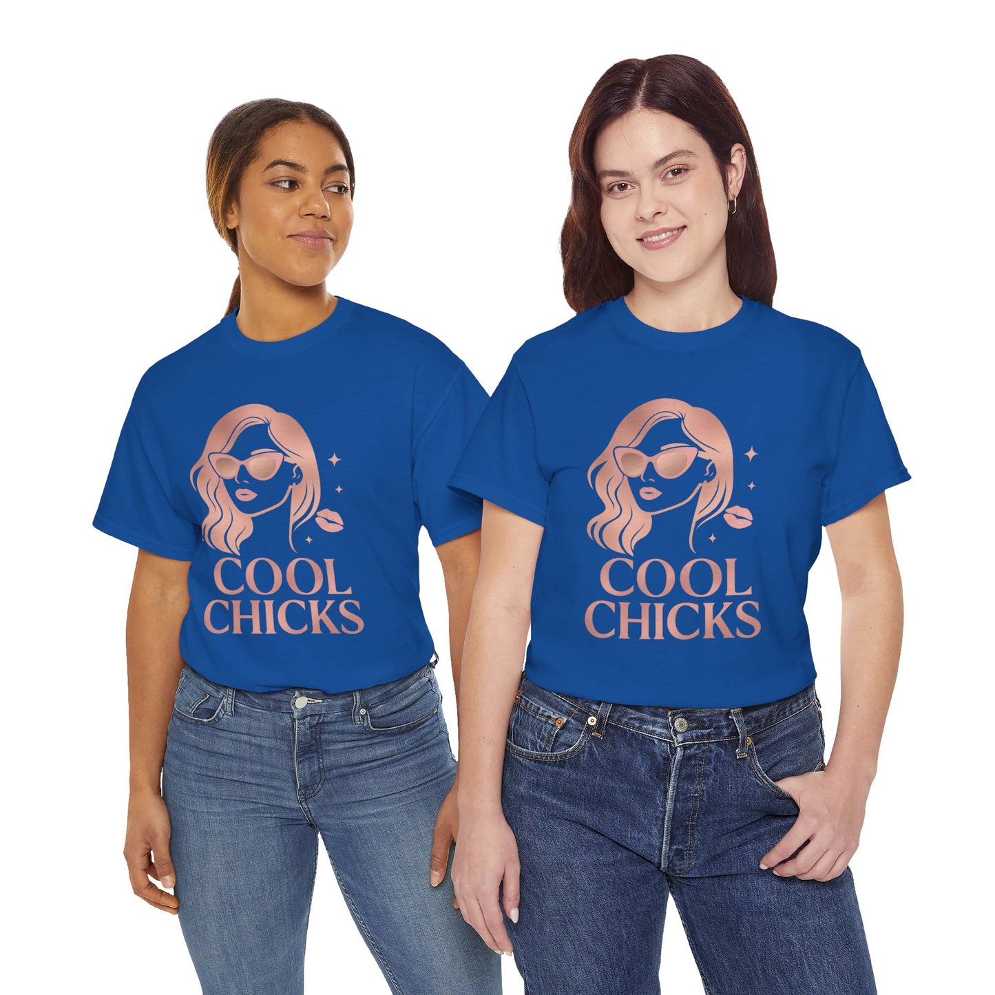 COOL CHICKS T-Shirt – Lässiger Vintage-Look mit Statement