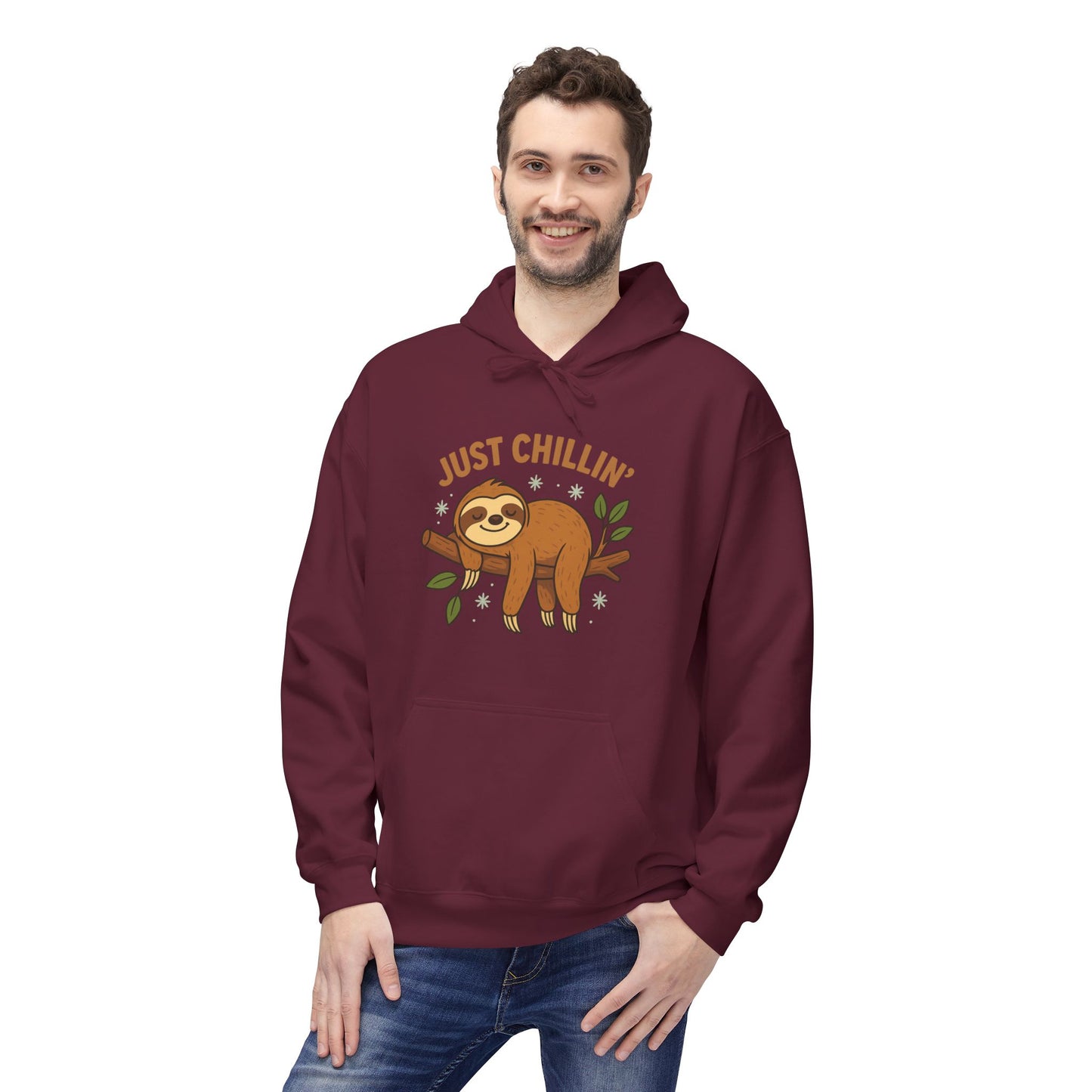 Just Chillin’ Hoodie – Bequemer Sloth-Hoodie für entspannte Tage