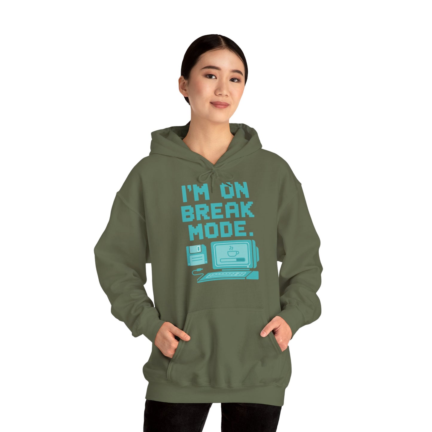 Break Mode Hoodie - Comfy Unisex Sweatshirt for Relaxation