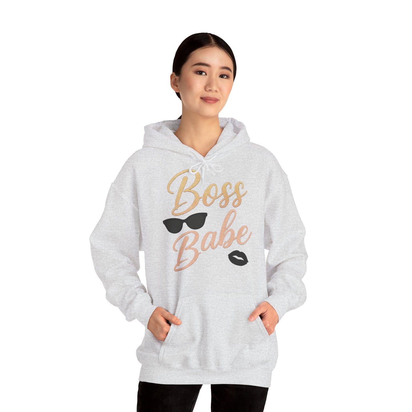 Boss Babe Unisex Hoodie – Stylish & Empowering Sweatshirt for Confident Women