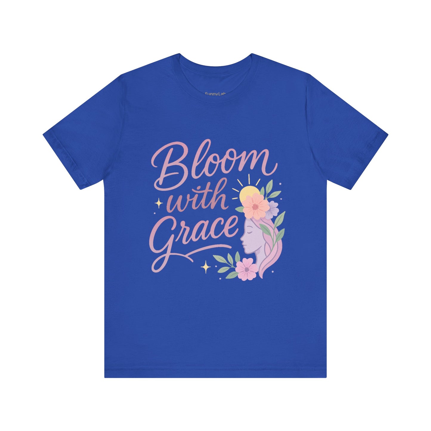 Bloom with Grace –  Unisex Jersey Short Sleeve Tee