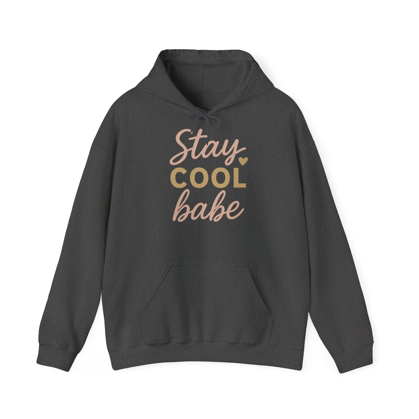 Stay Cool Babe Hoodie — Cute Pastel Graphic Pullover