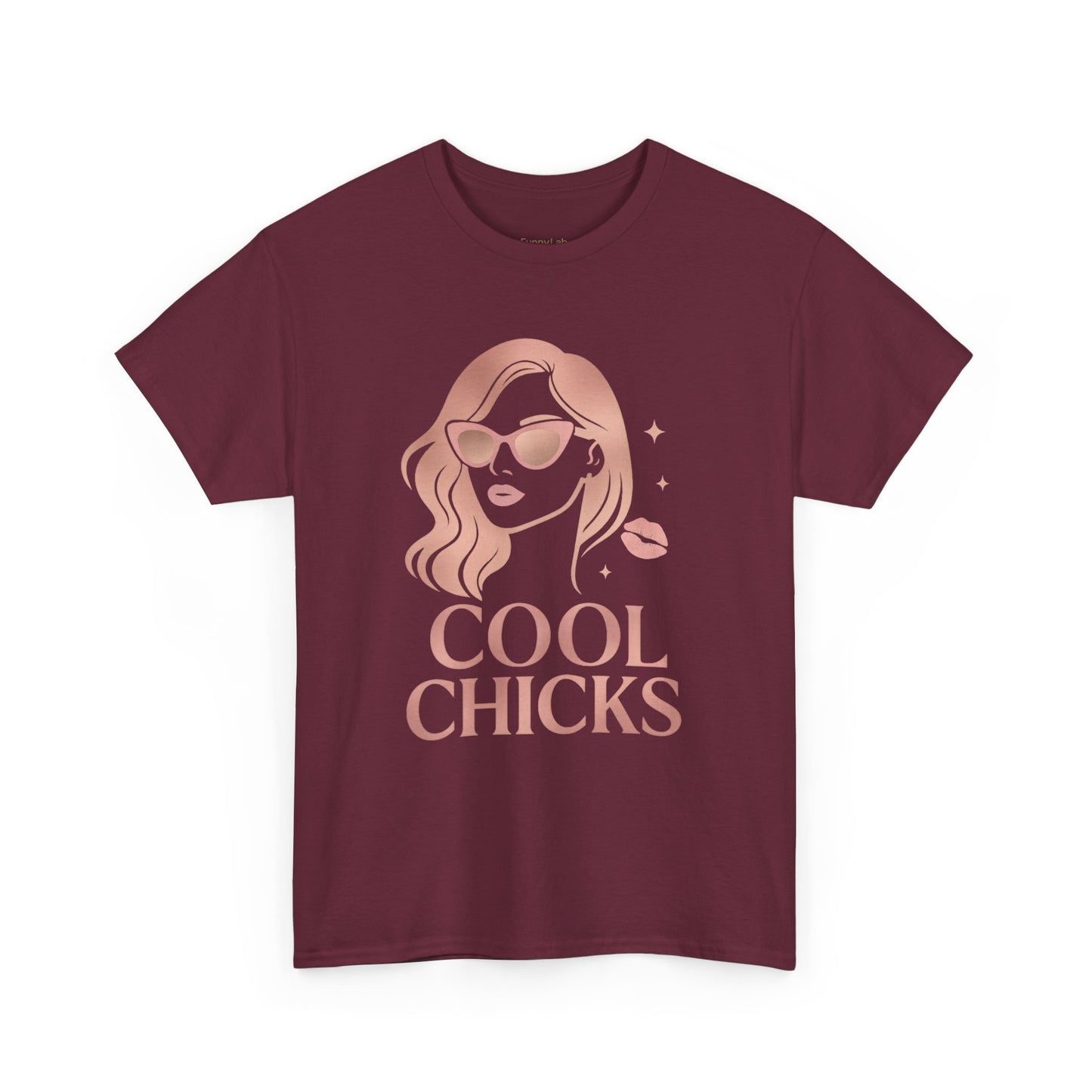 COOL CHICKS T-Shirt – Lässiger Vintage-Look mit Statement