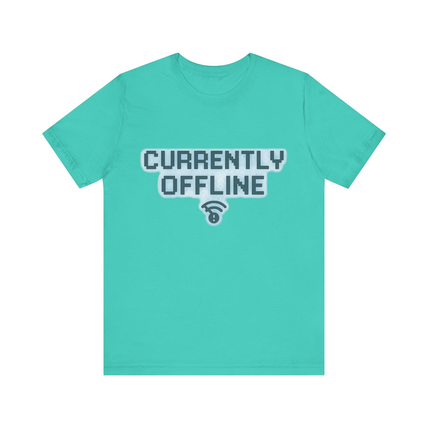 Casual Unisex Tee - Currently Offline Graphic Shirt