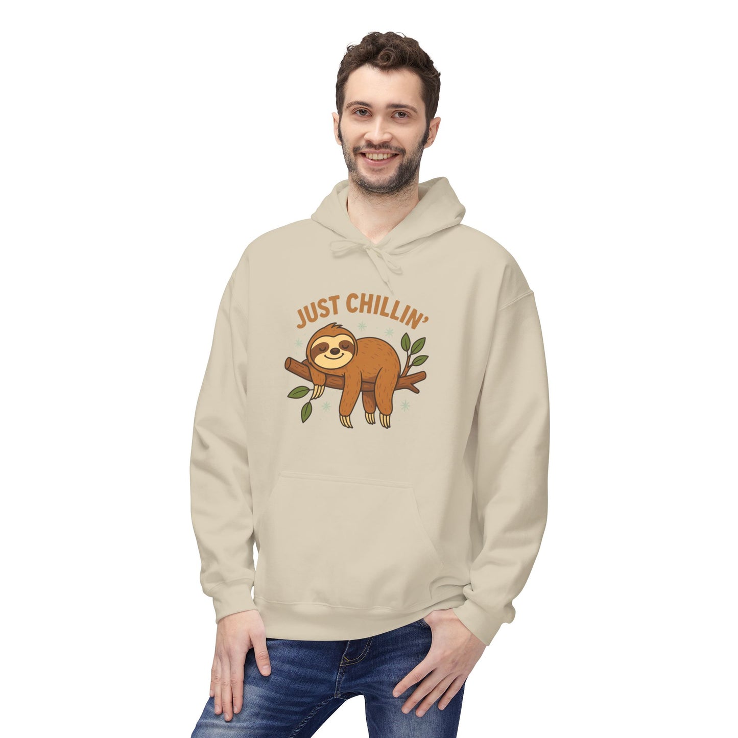 Just Chillin’ Hoodie – Bequemer Sloth-Hoodie für entspannte Tage