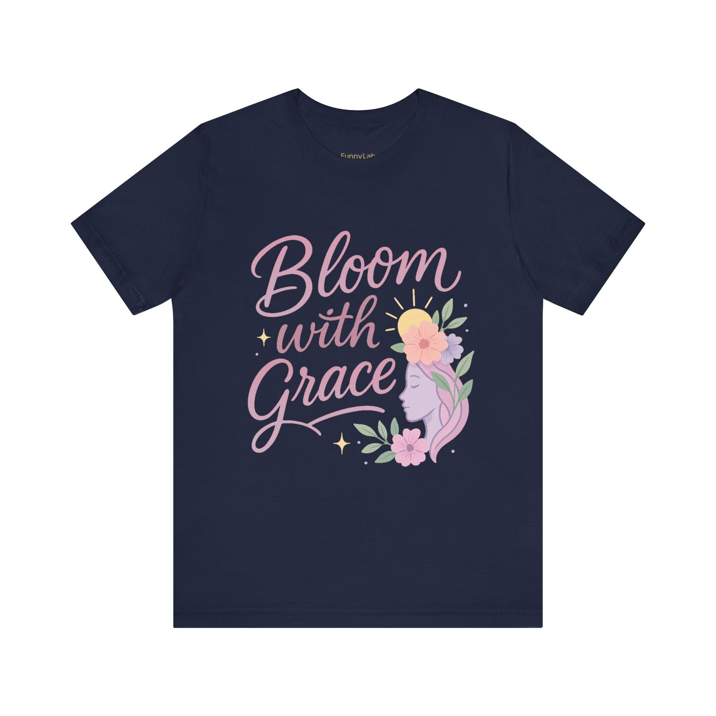 Bloom with Grace –  Unisex Jersey Short Sleeve Tee