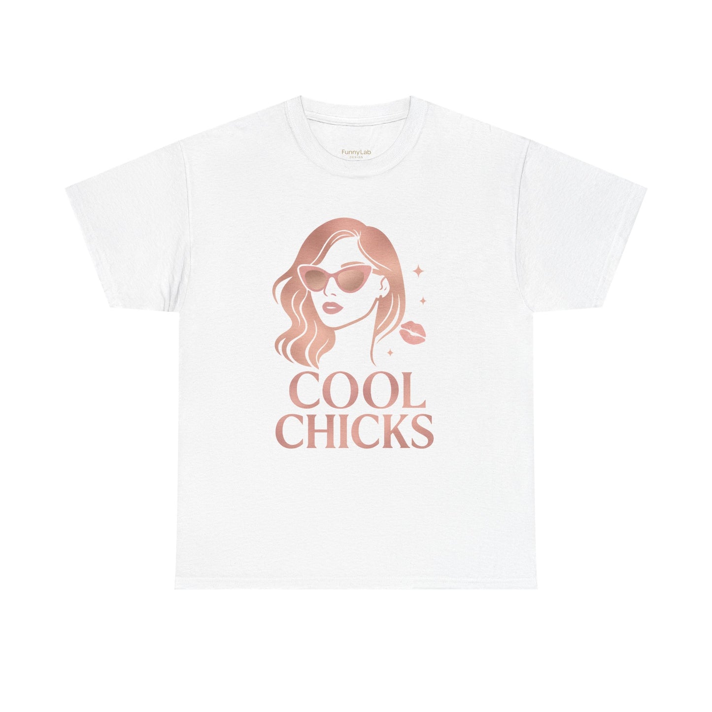 COOL CHICKS T-Shirt – Lässiger Vintage-Look mit Statement