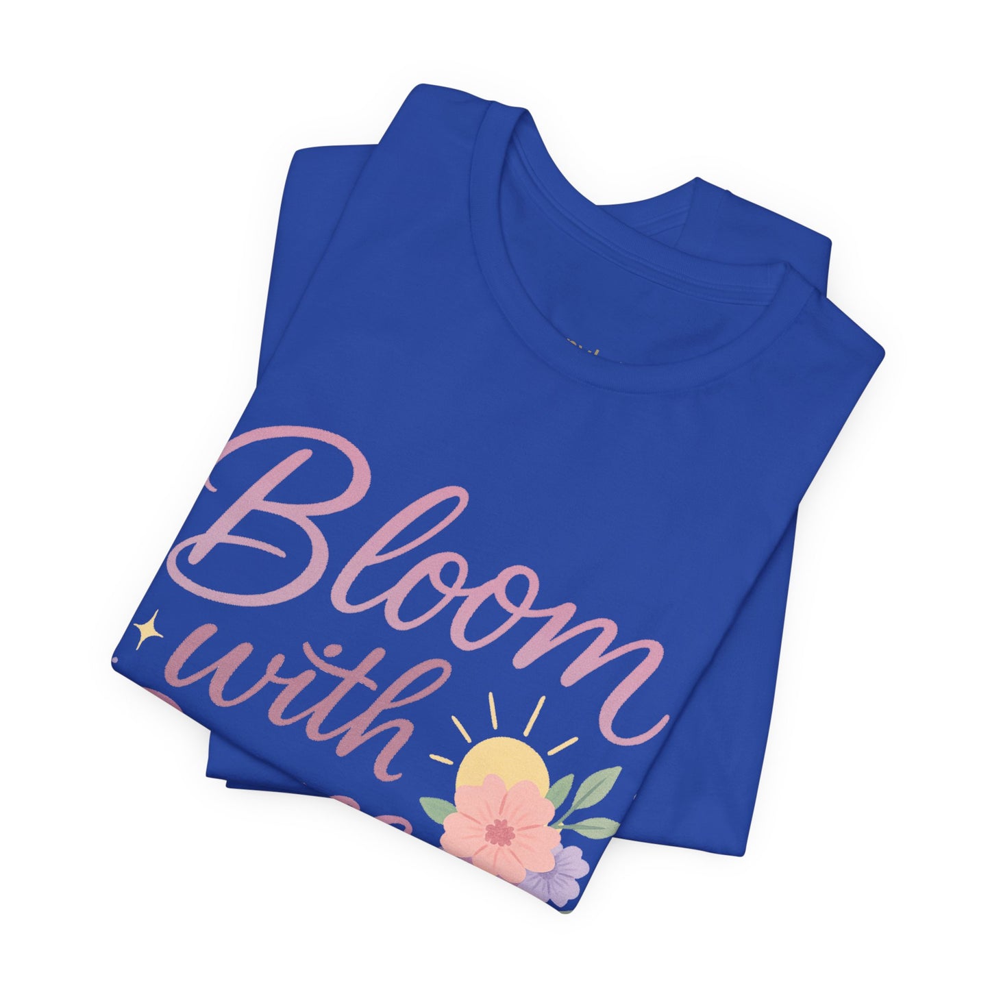 Bloom with Grace –  Unisex Jersey Short Sleeve Tee