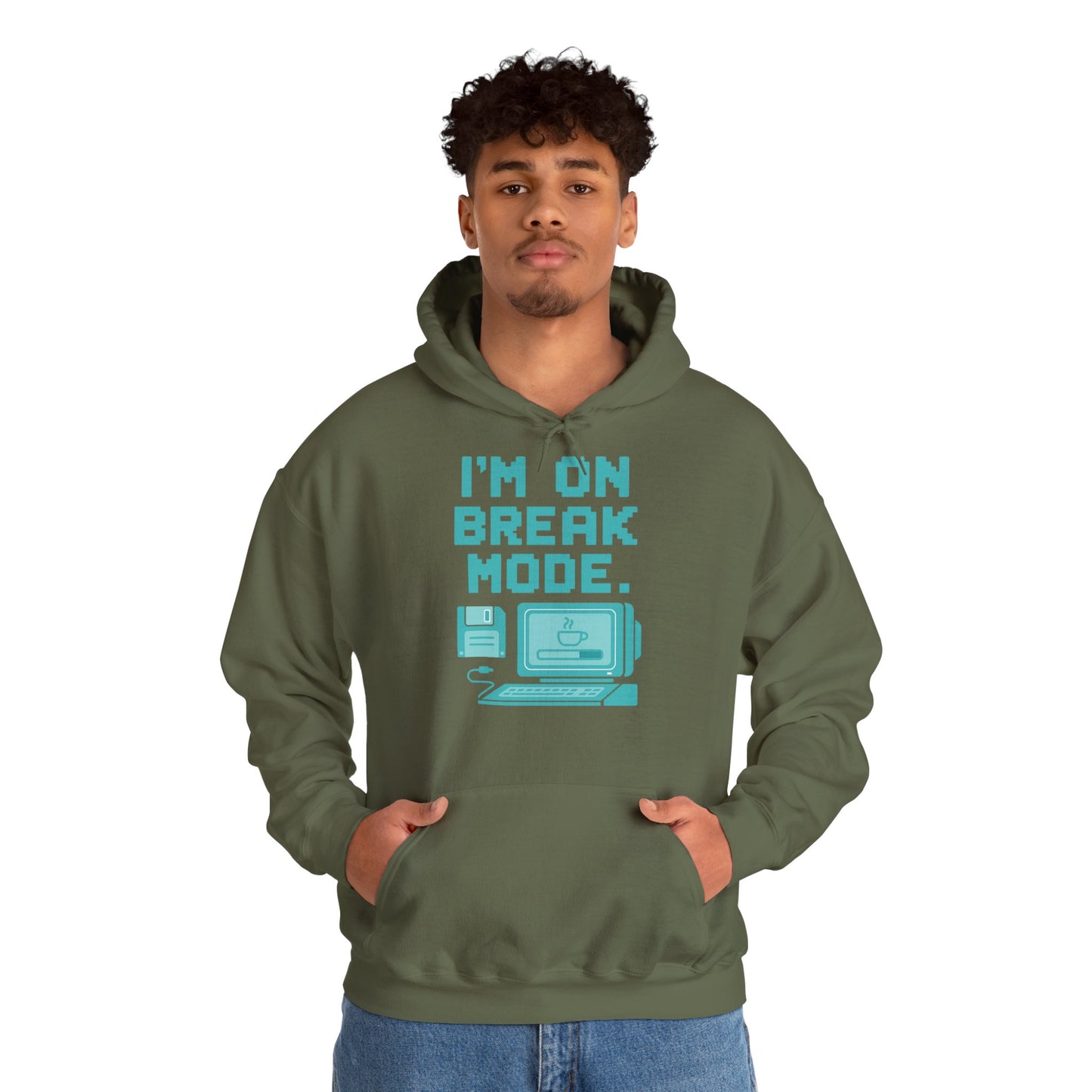 Break Mode Hoodie - Comfy Unisex Sweatshirt for Relaxation