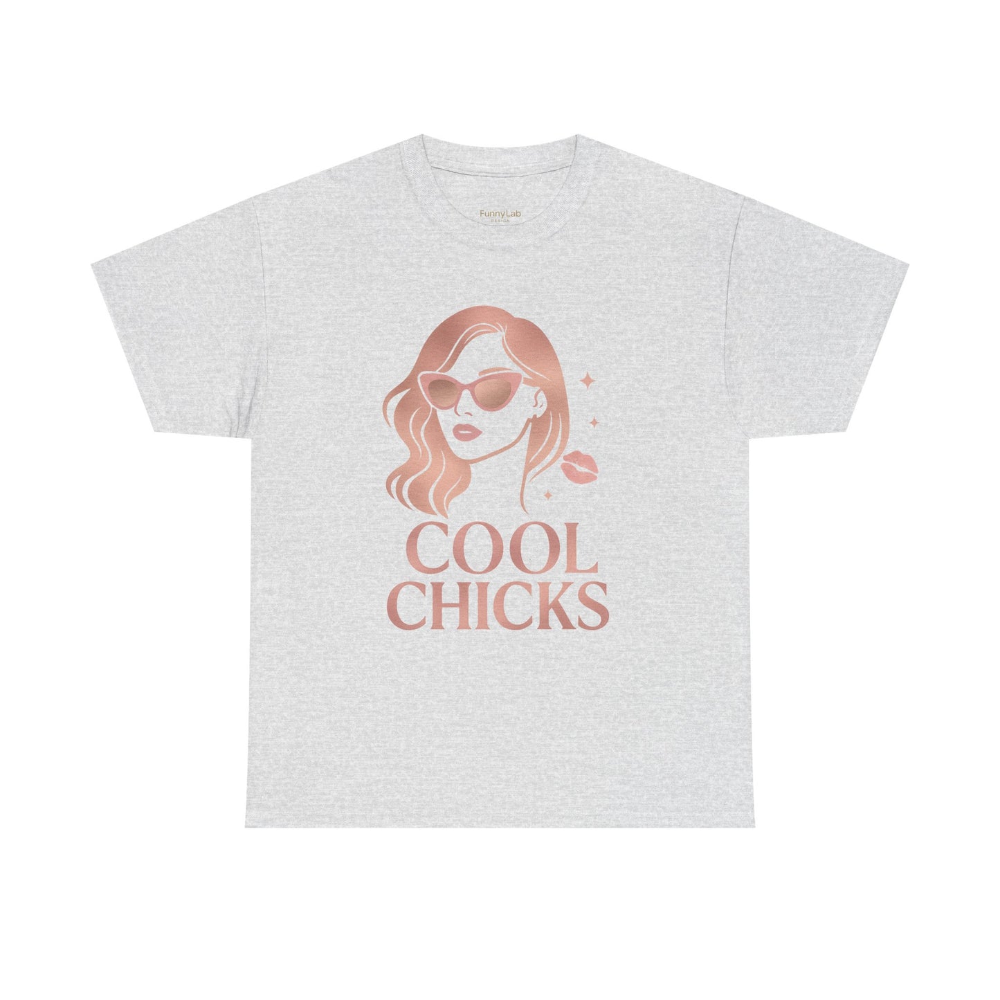 COOL CHICKS T-Shirt – Lässiger Vintage-Look mit Statement