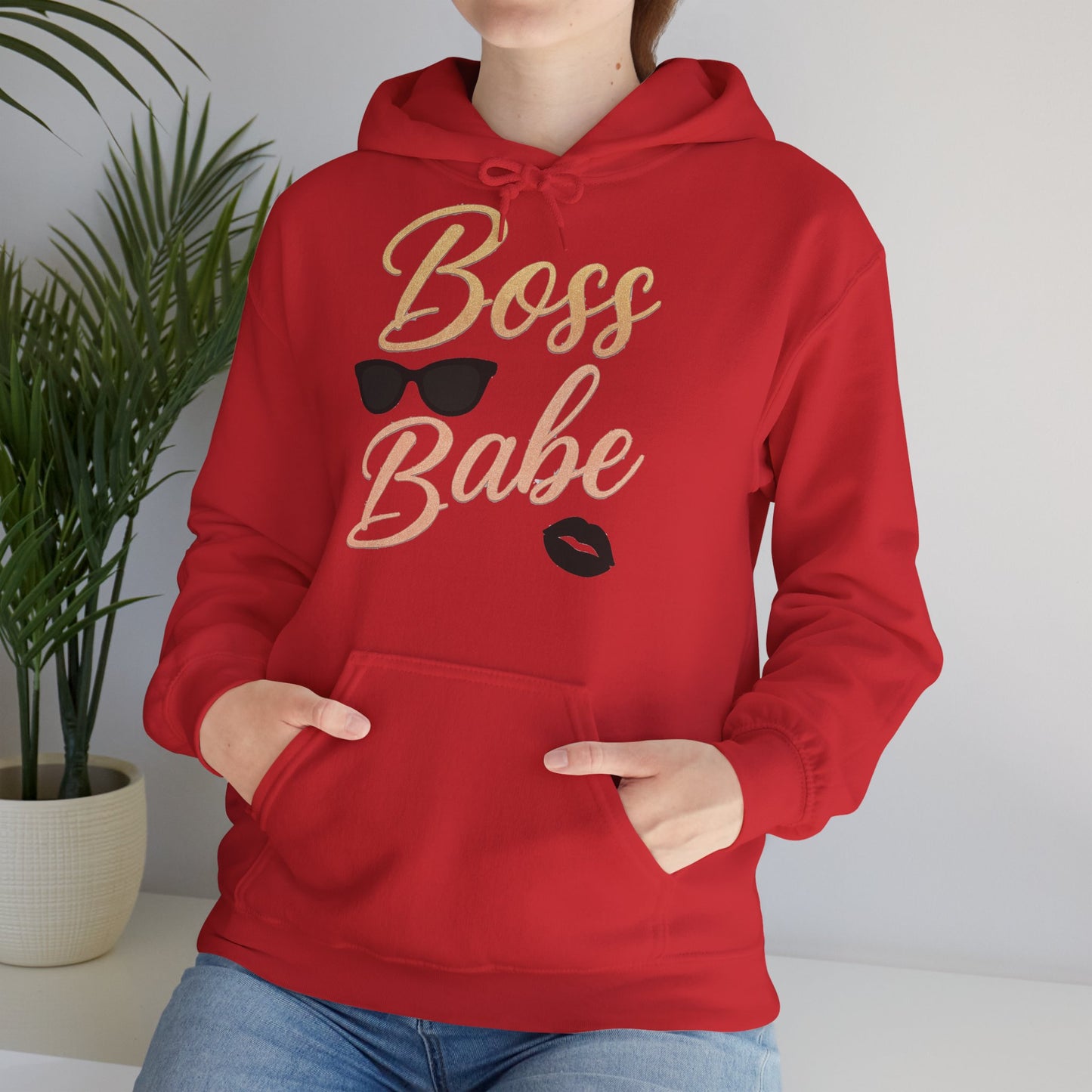 Boss Babe Unisex Hoodie – Stylish & Empowering Sweatshirt for Confident Women