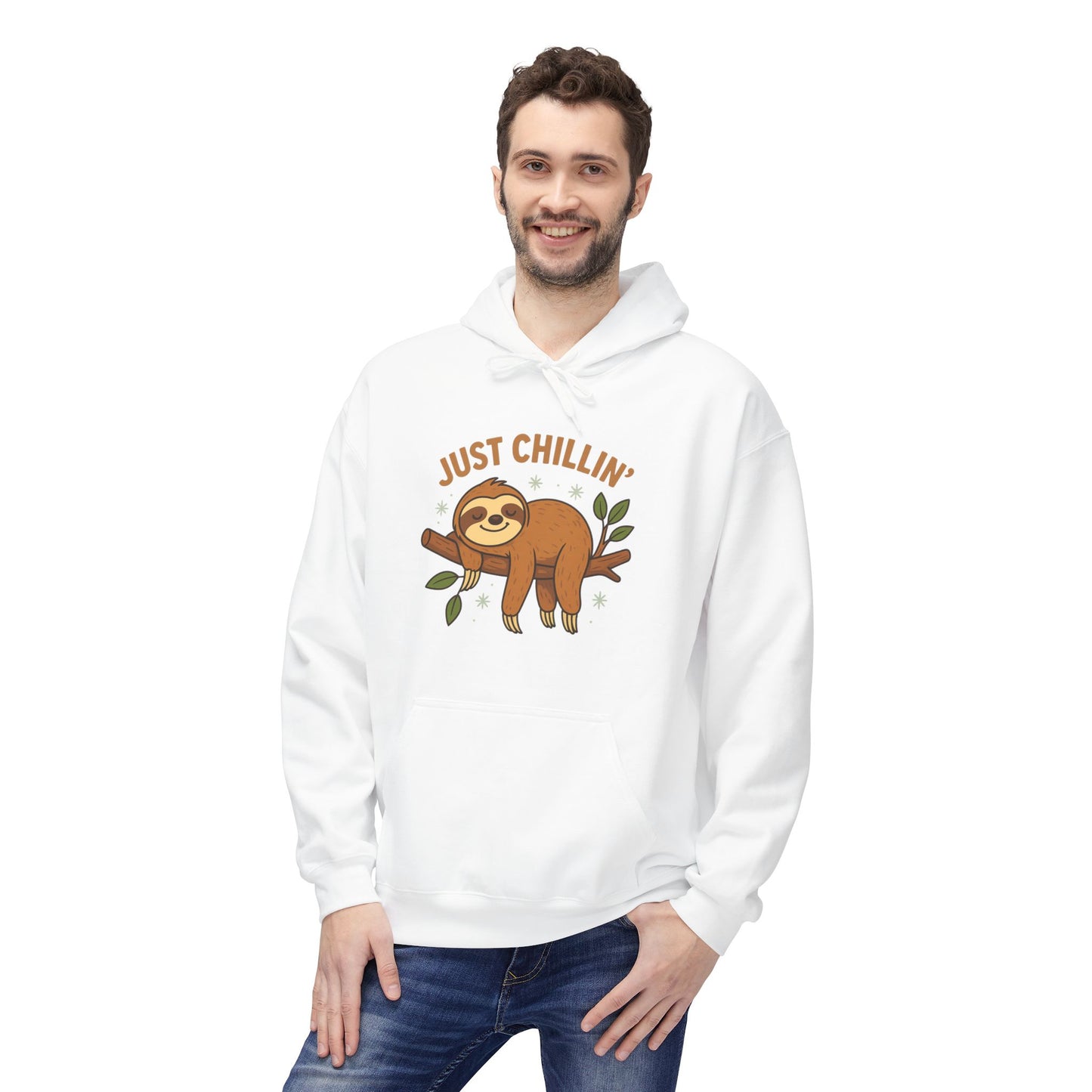 Just Chillin’ Hoodie – Bequemer Sloth-Hoodie für entspannte Tage