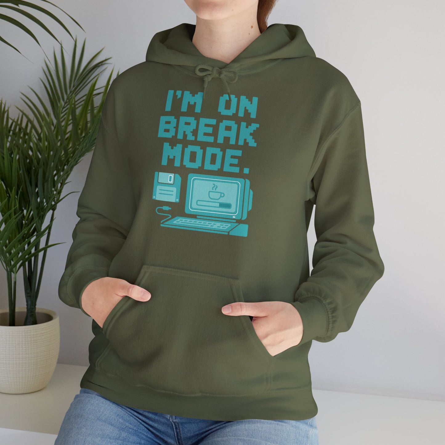 Break Mode Hoodie - Comfy Unisex Sweatshirt for Relaxation