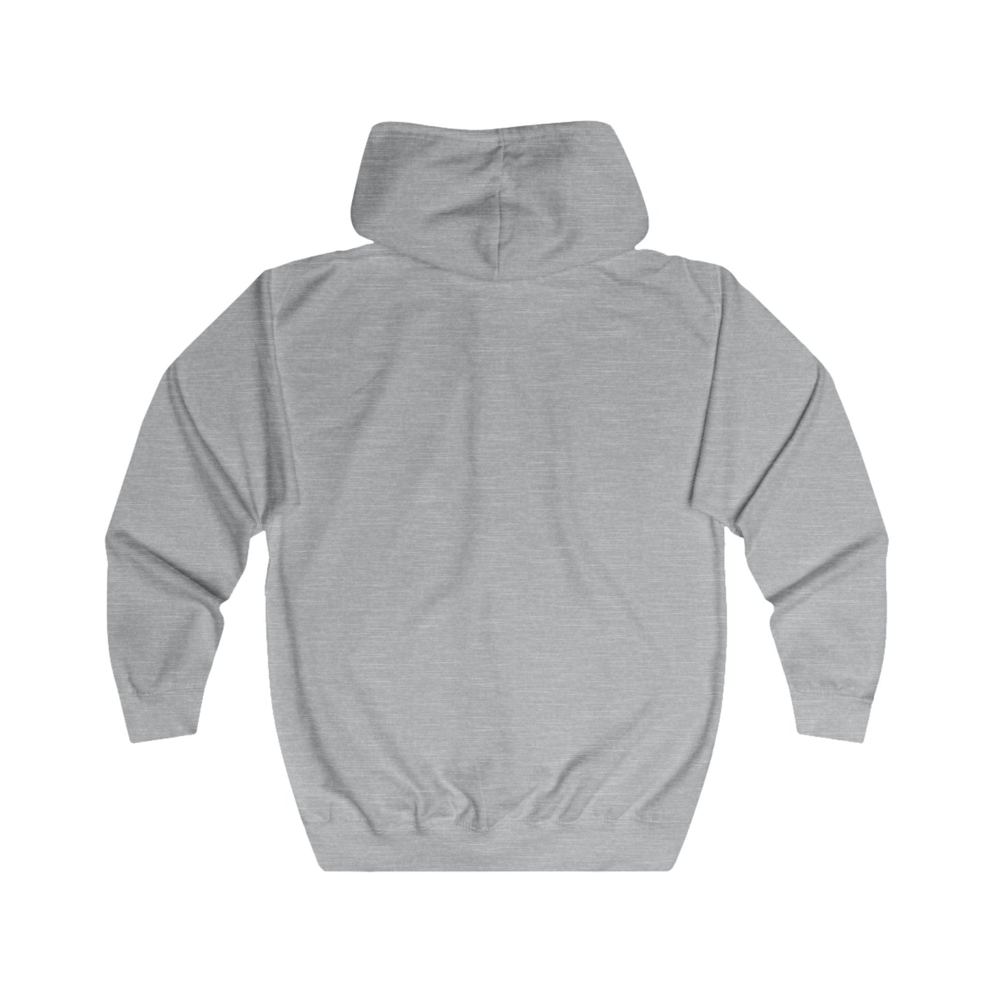 Breathe Minimal Zip Hoodie — Lightweight White Full-Zip Sweatshirt