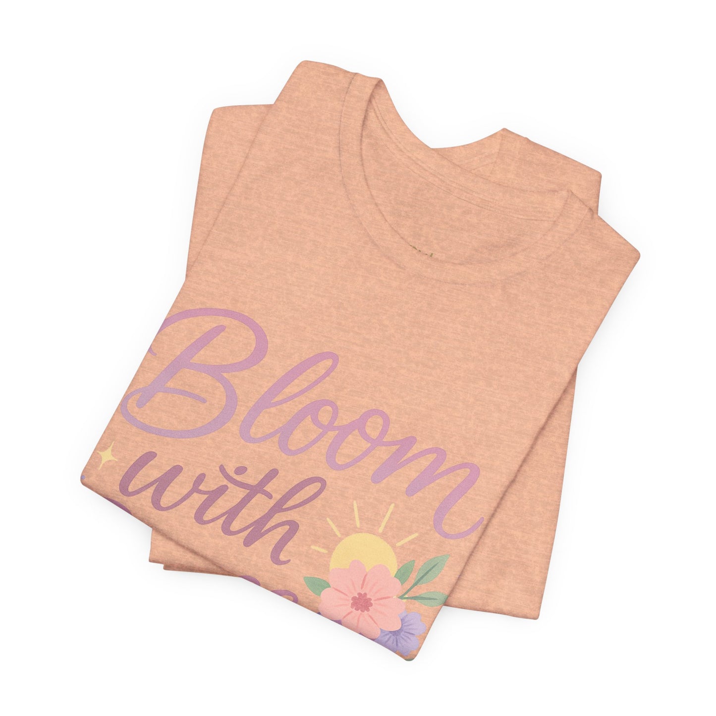 Bloom with Grace –  Unisex Jersey Short Sleeve Tee