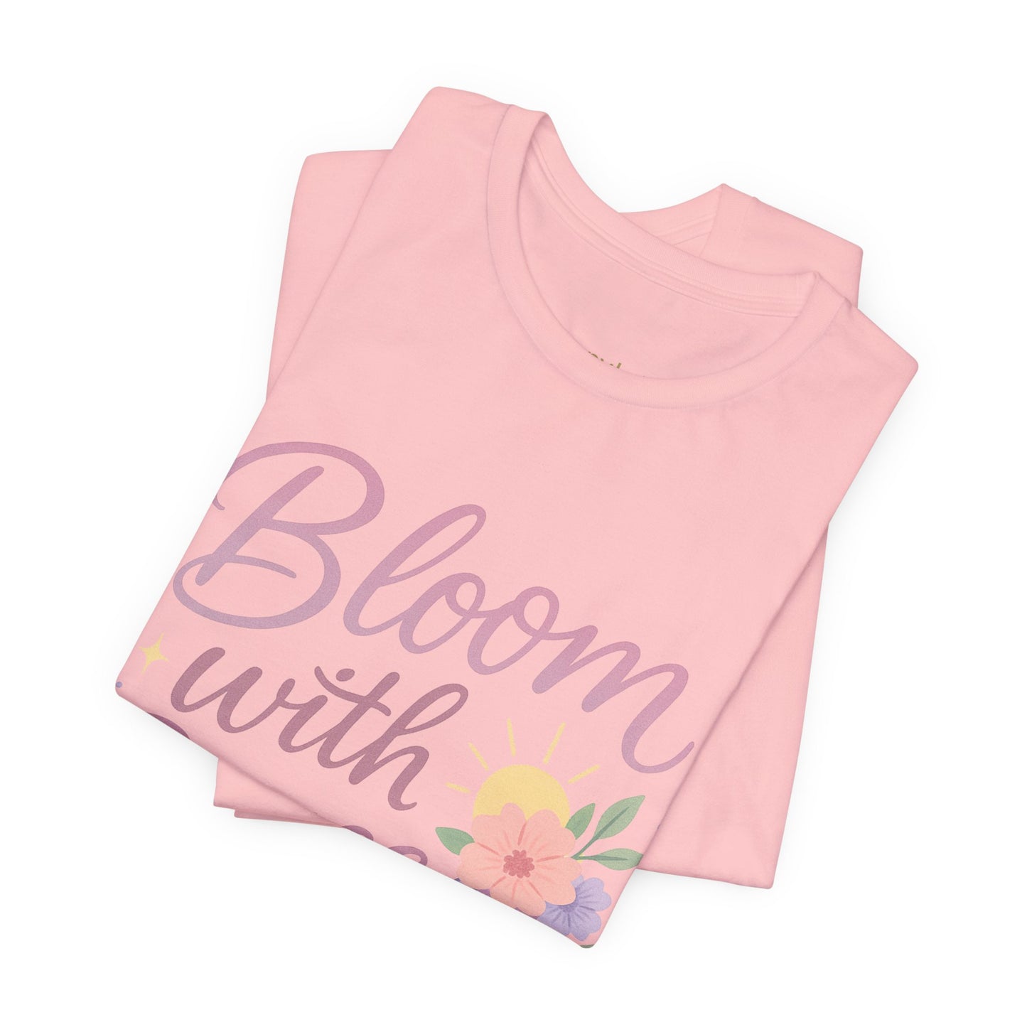 Bloom with Grace –  Unisex Jersey Short Sleeve Tee