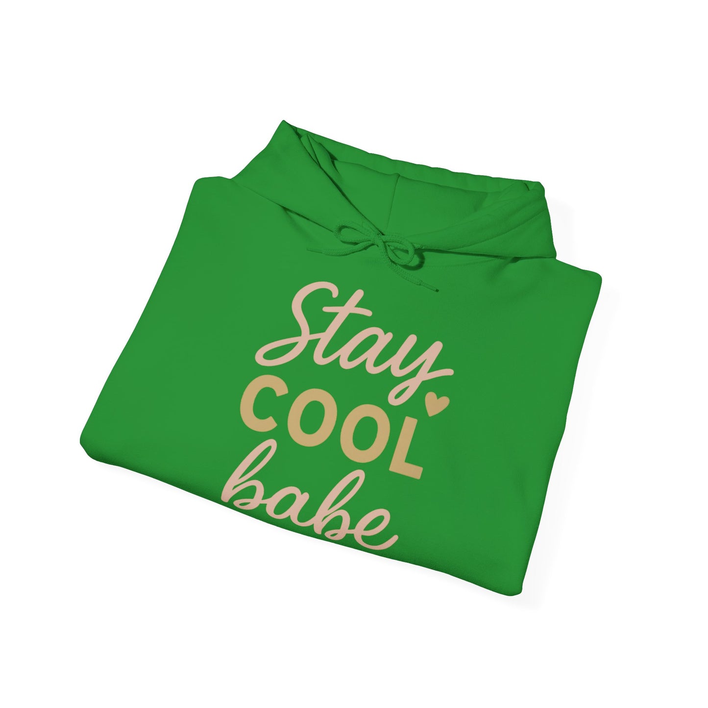 Stay Cool Babe Hoodie — Cute Pastel Graphic Pullover