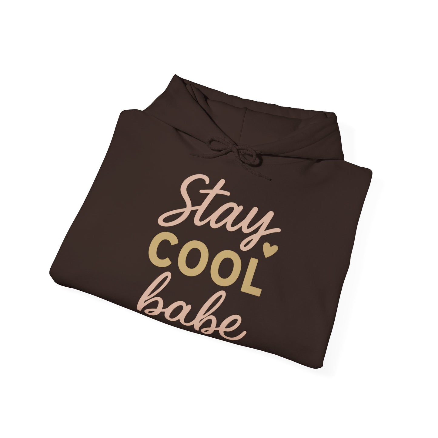 Stay Cool Babe Hoodie — Cute Pastel Graphic Pullover