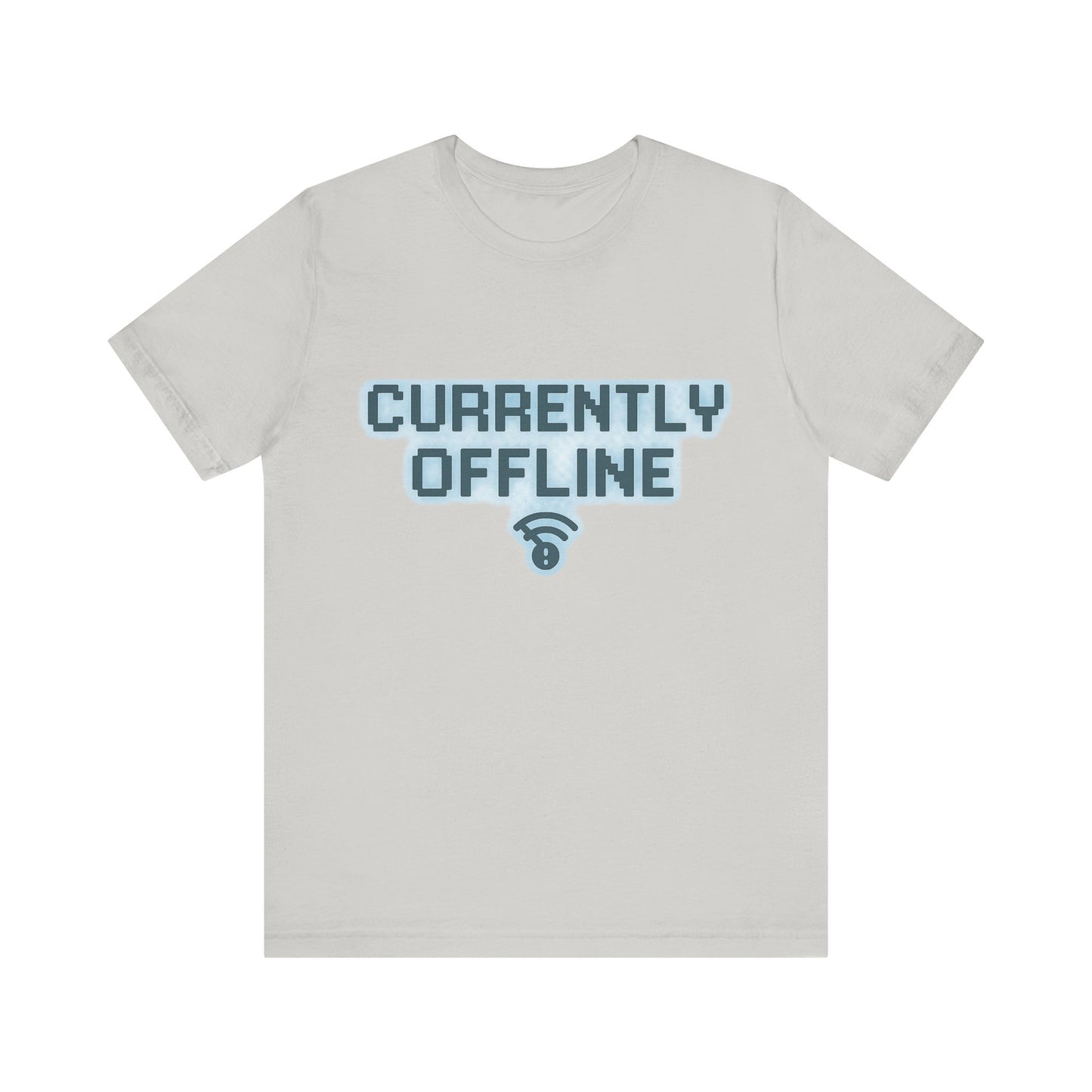 Casual Unisex Tee - Currently Offline Graphic Shirt