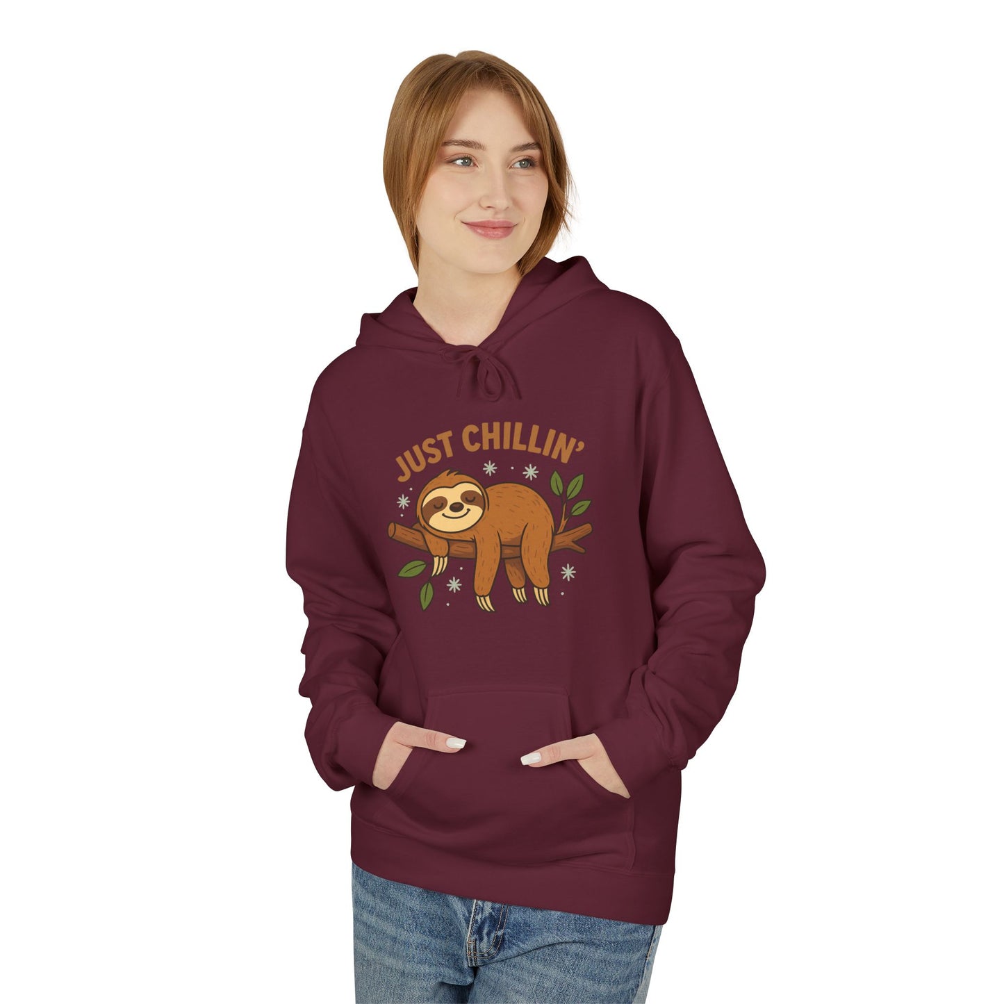 Just Chillin’ Hoodie – Bequemer Sloth-Hoodie für entspannte Tage