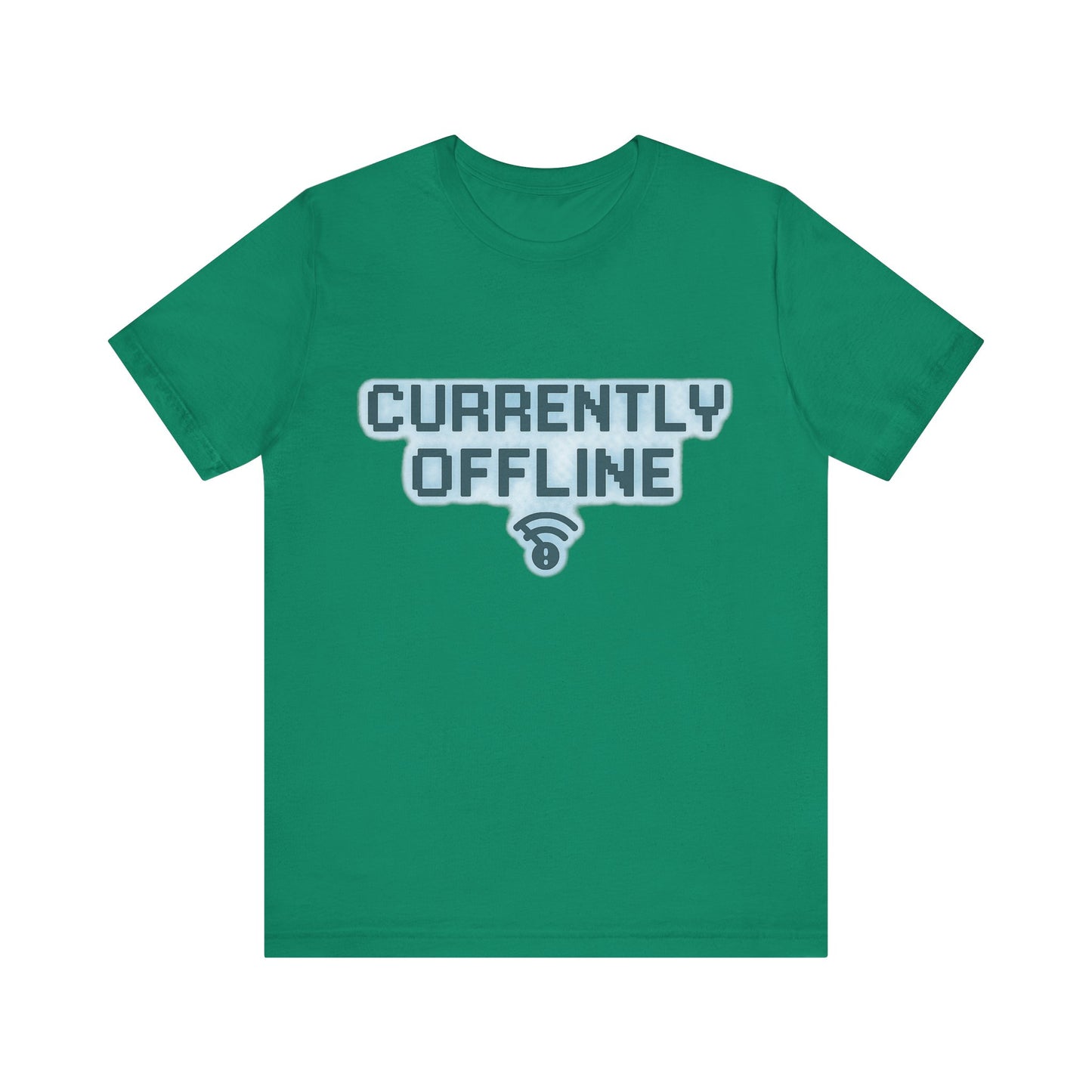 Casual Unisex Tee - Currently Offline Graphic Shirt