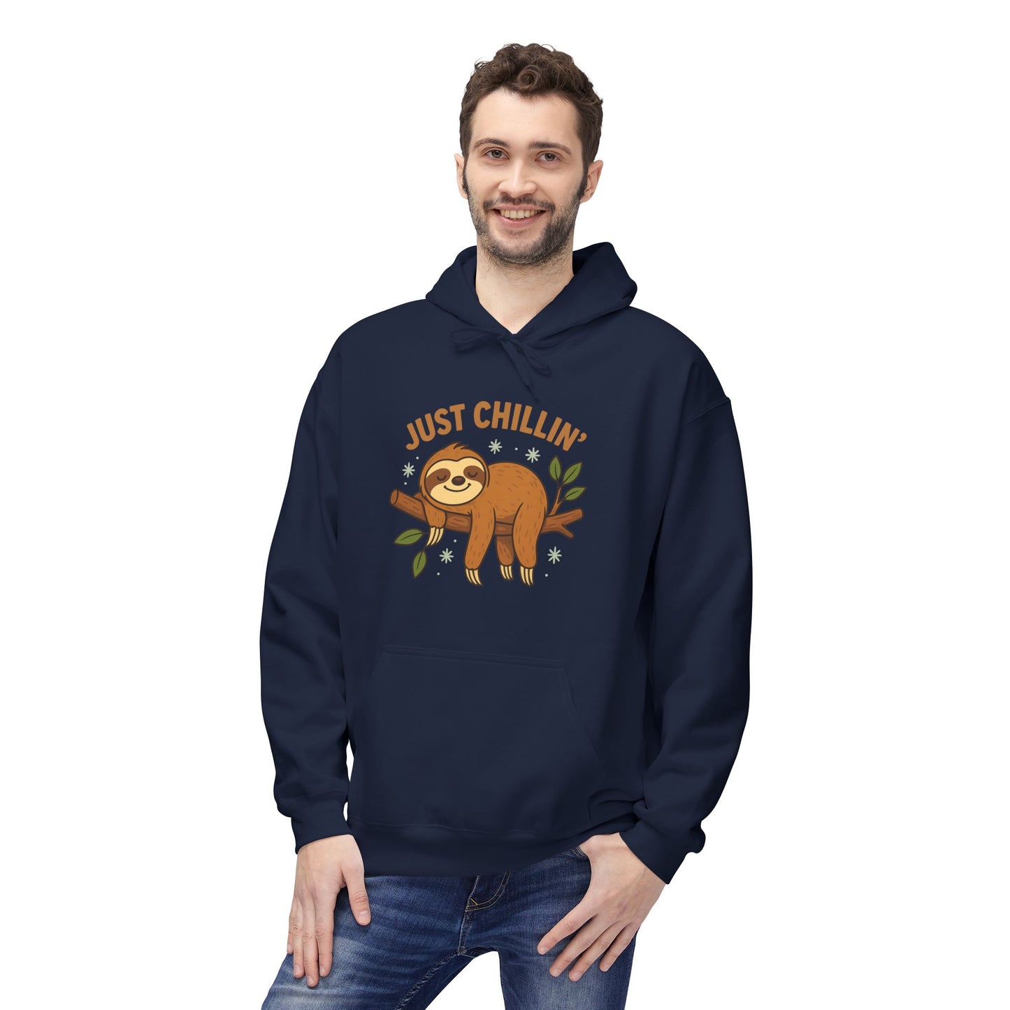 Just Chillin’ Hoodie – Bequemer Sloth-Hoodie für entspannte Tage