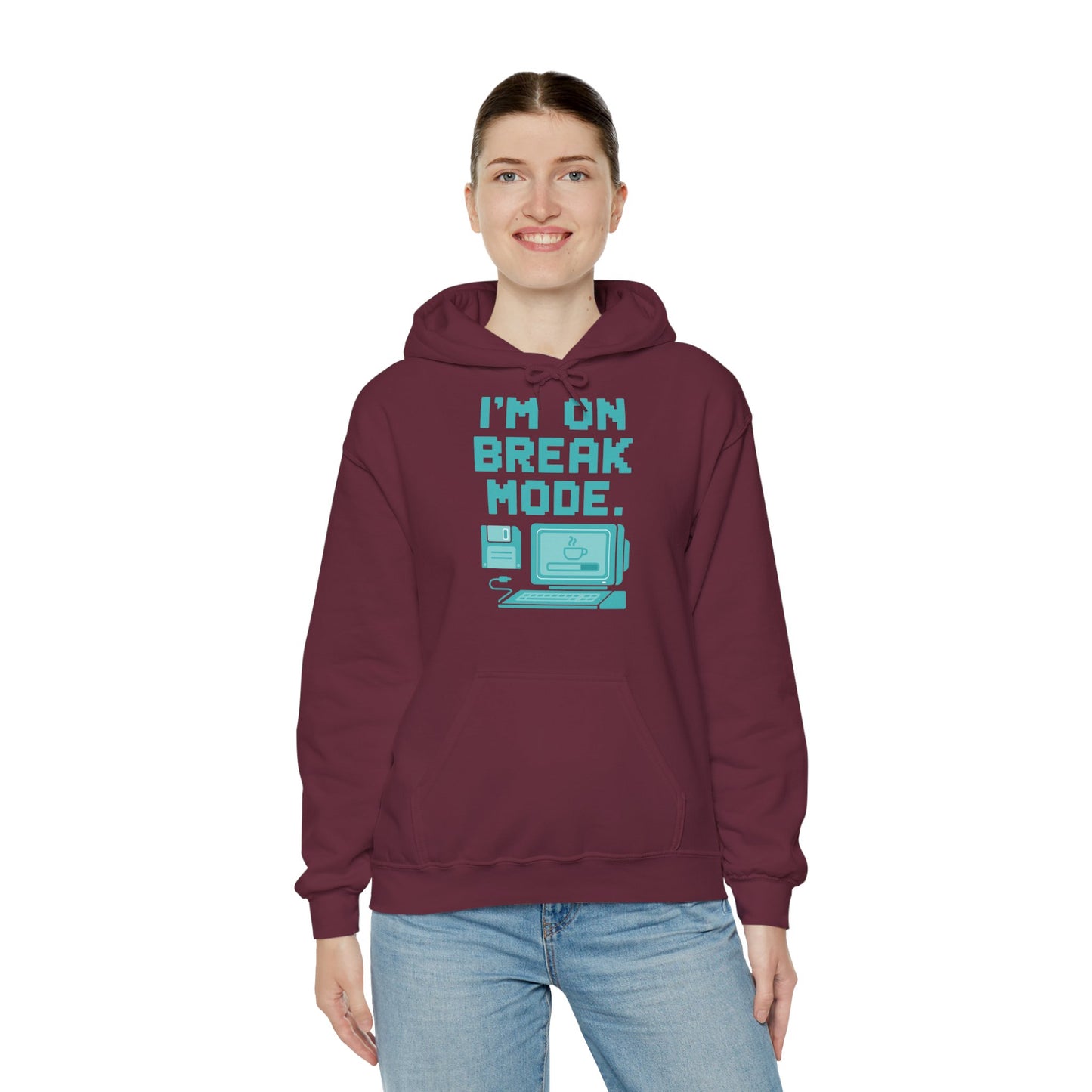 Break Mode Hoodie - Comfy Unisex Sweatshirt for Relaxation