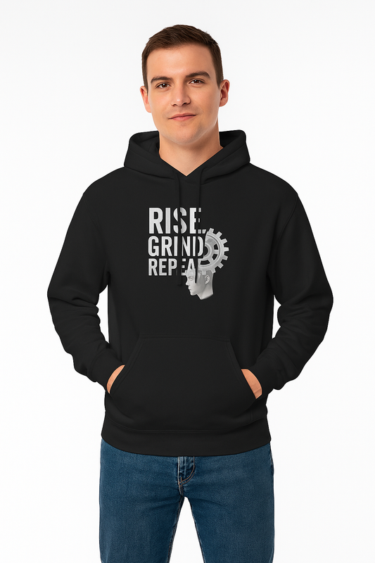 Rise, Grind, Repeat Fleece Hoodie
