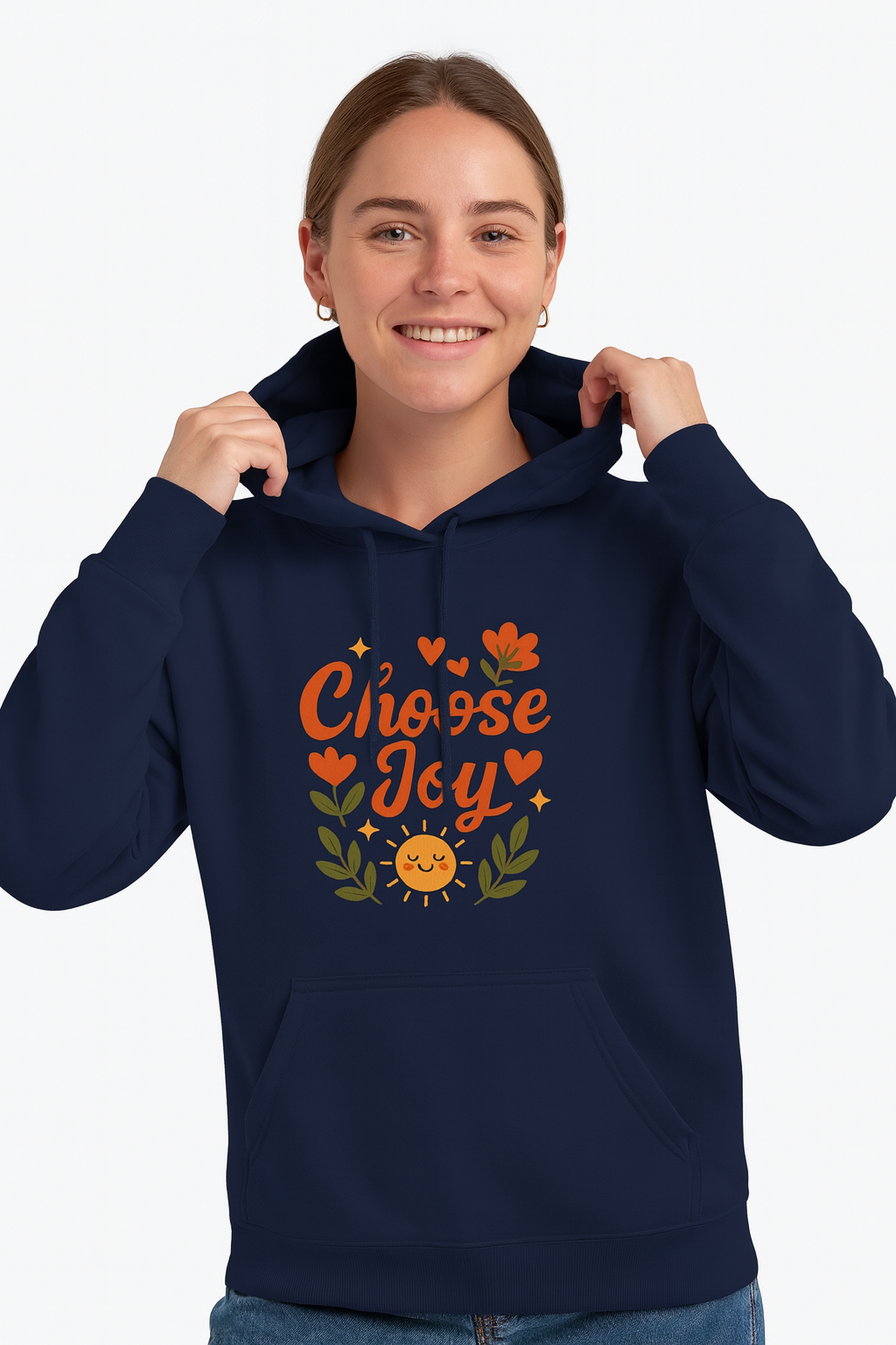 Choose Joy – Warm & Cozy Hoodie mit positiver Botschaft