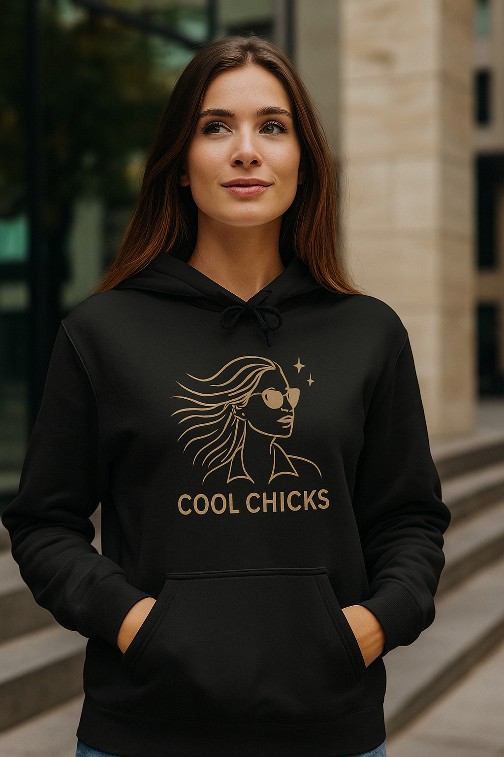 COOL CHICKS Hoodie – Minimalistischer Style mit Statement