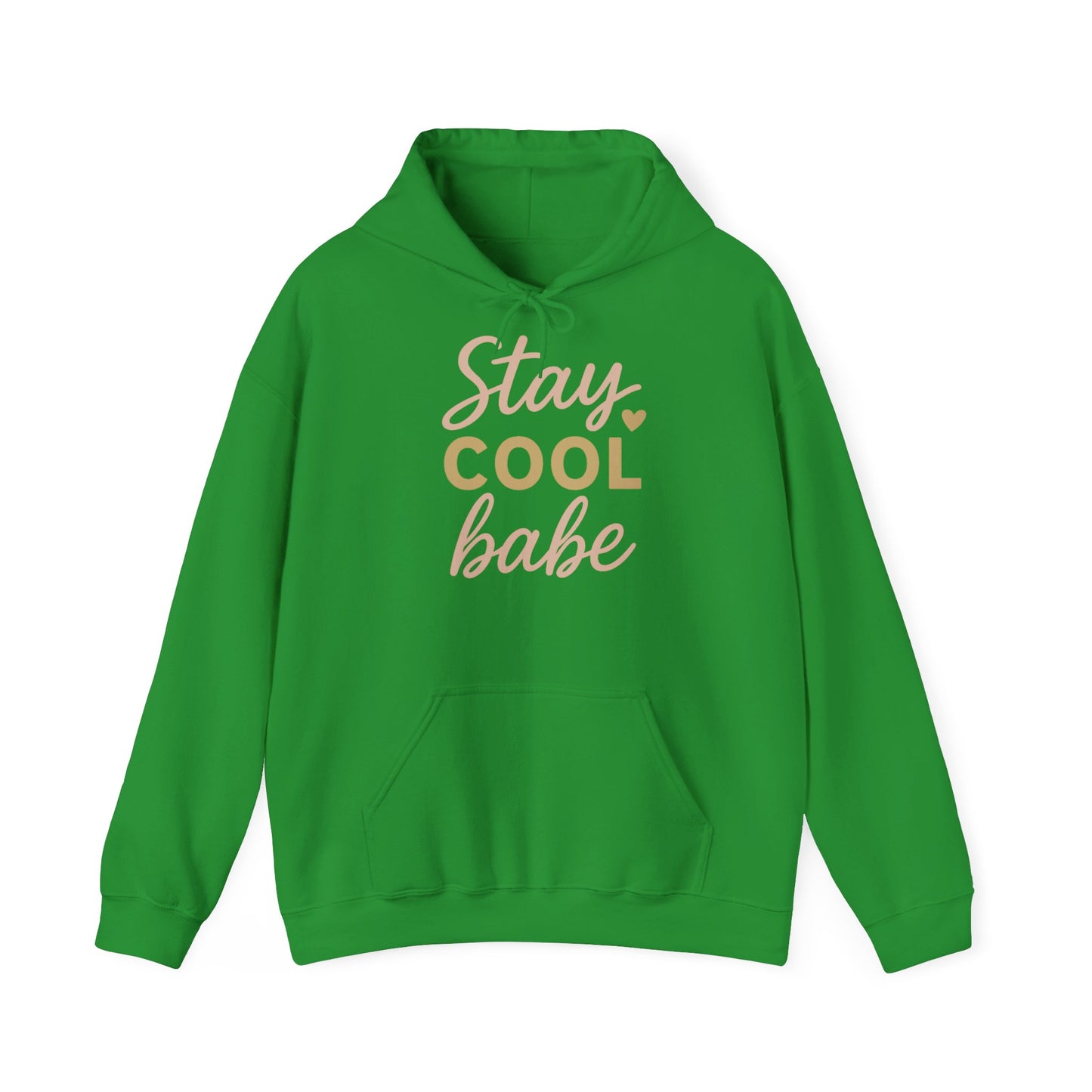 Stay Cool Babe Hoodie — Cute Pastel Graphic Pullover