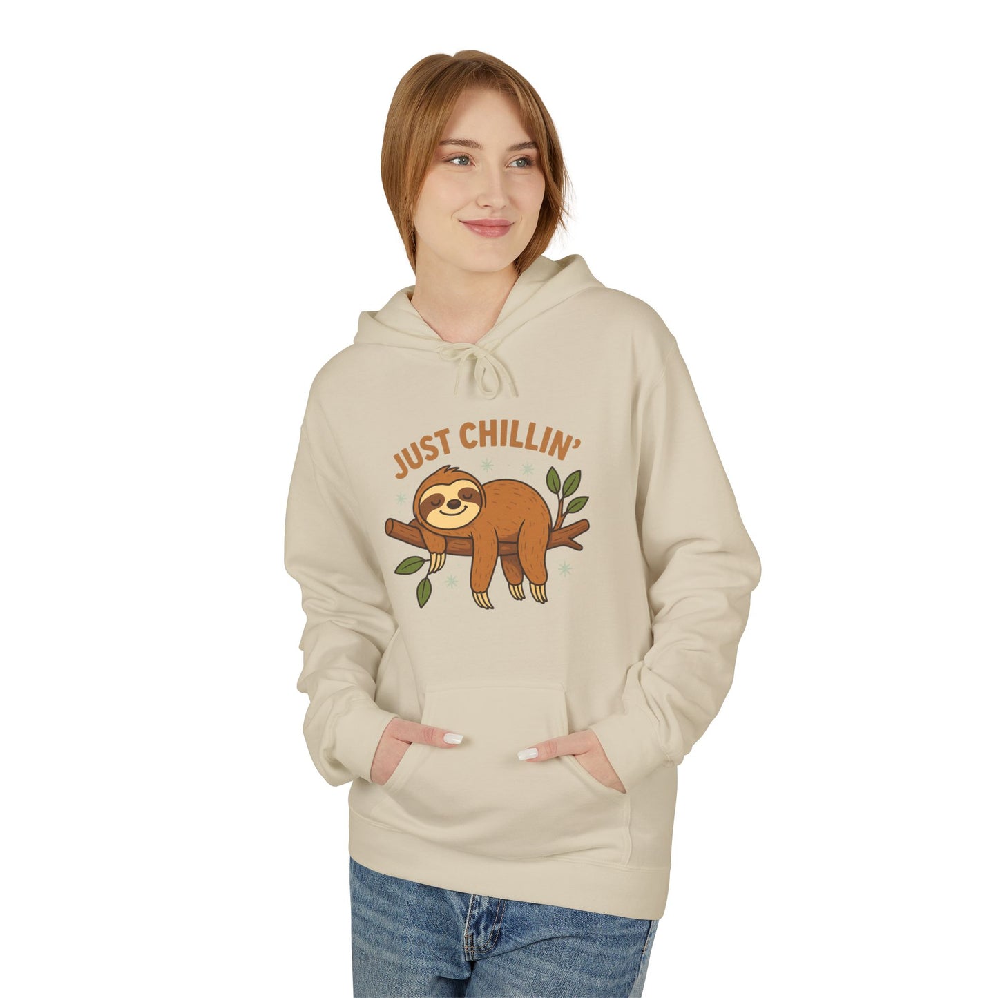Just Chillin’ Hoodie – Bequemer Sloth-Hoodie für entspannte Tage