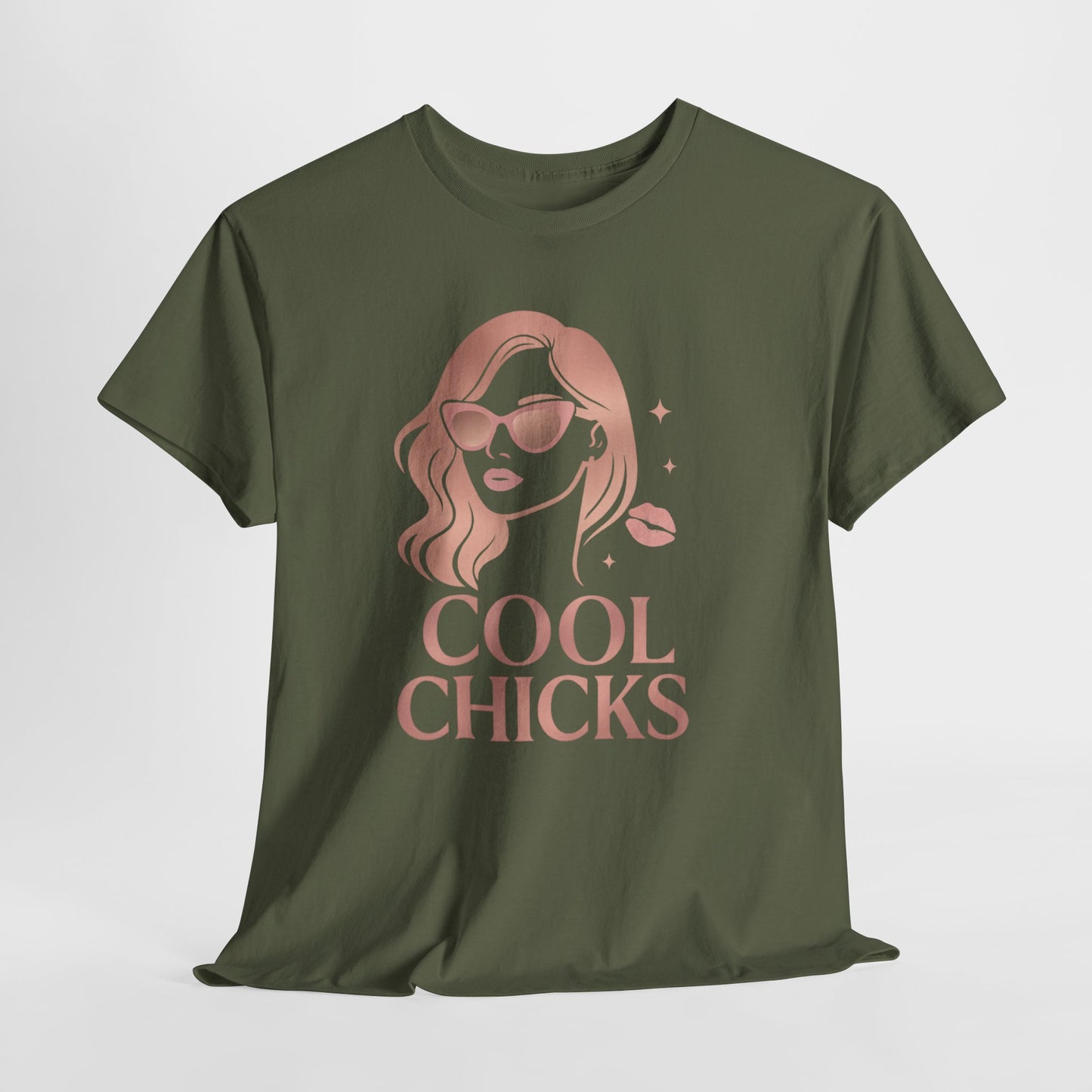 COOL CHICKS T-Shirt – Lässiger Vintage-Look mit Statement