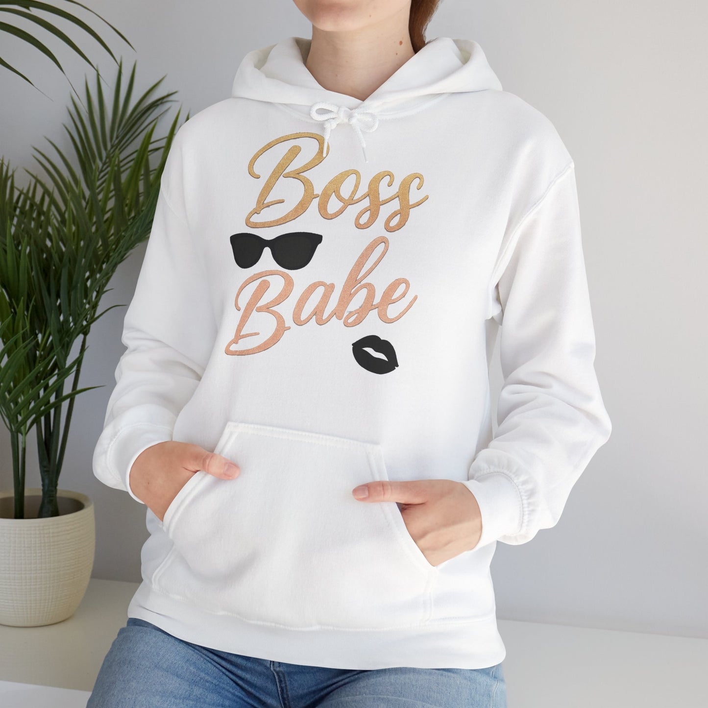 Boss Babe Unisex Hoodie – Stylish & Empowering Sweatshirt for Confident Women