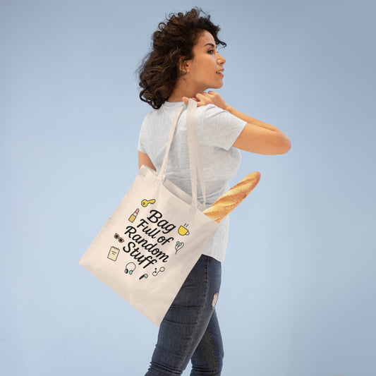 Random Stuff Tote Bag - Fun, Stylish Canvas Shopper for Everyday Use