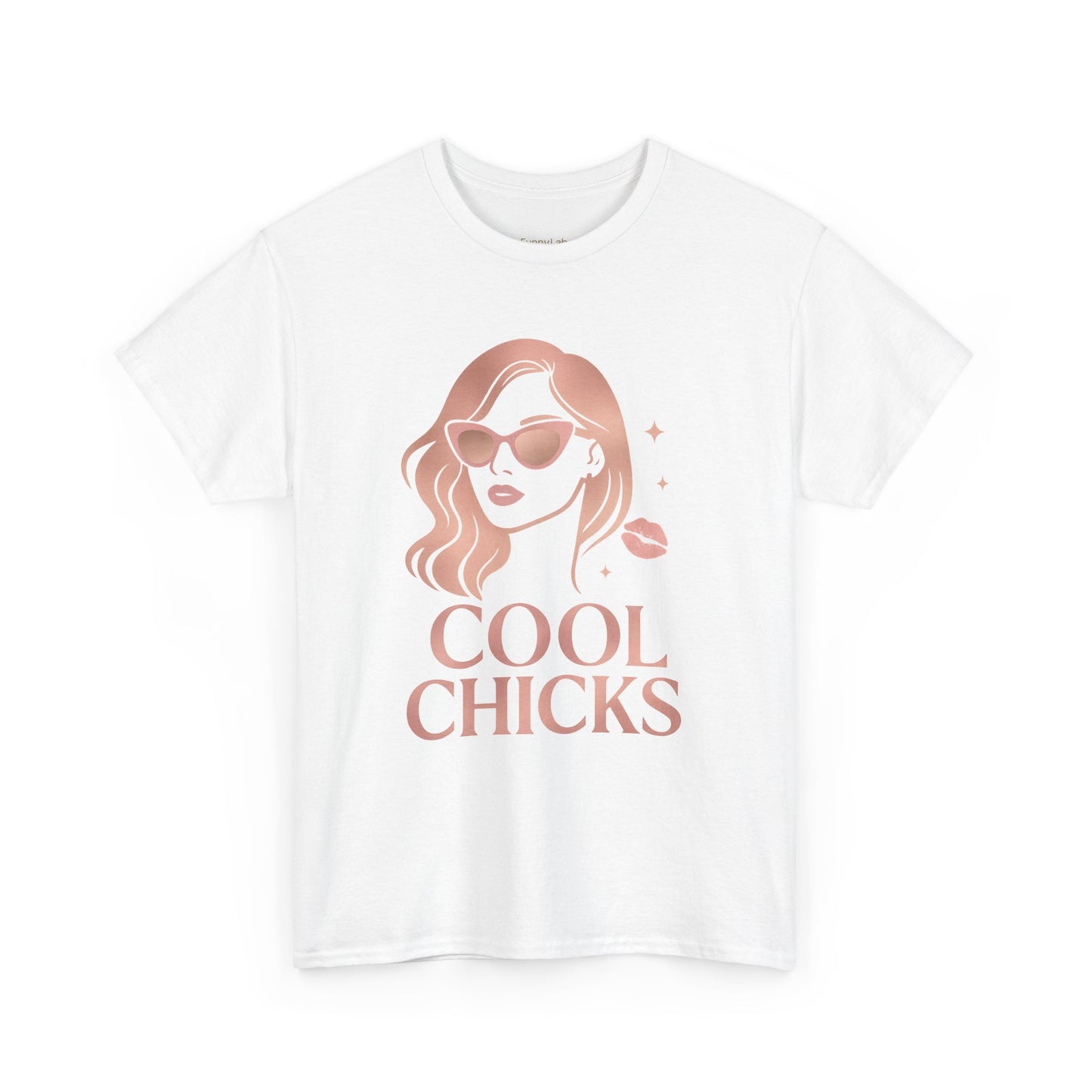COOL CHICKS T-Shirt – Lässiger Vintage-Look mit Statement