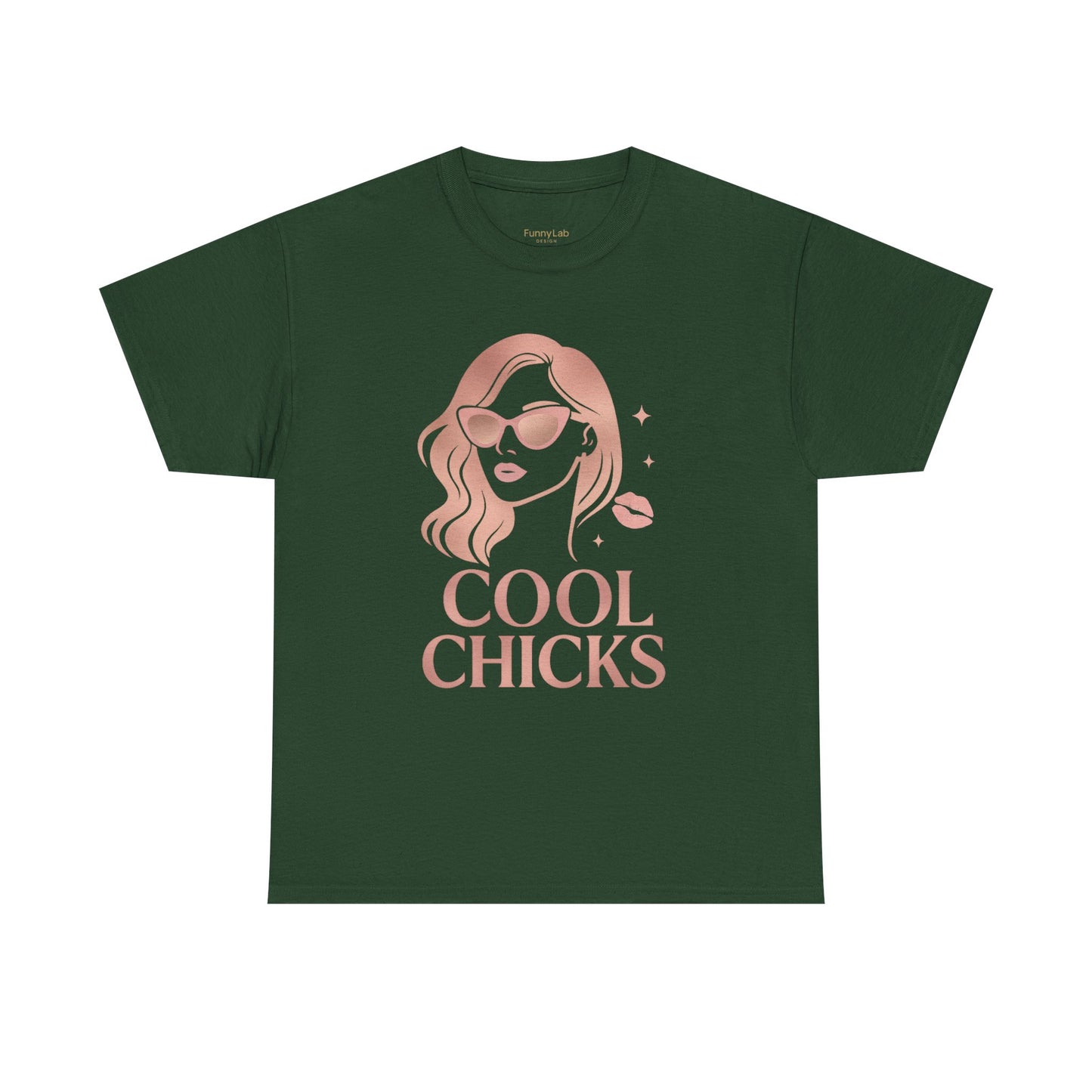 COOL CHICKS T-Shirt – Lässiger Vintage-Look mit Statement