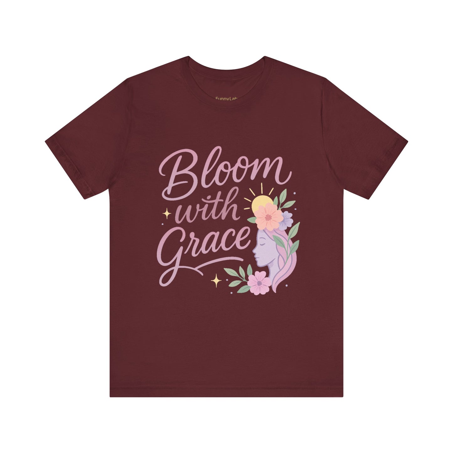 Bloom with Grace –  Unisex Jersey Short Sleeve Tee