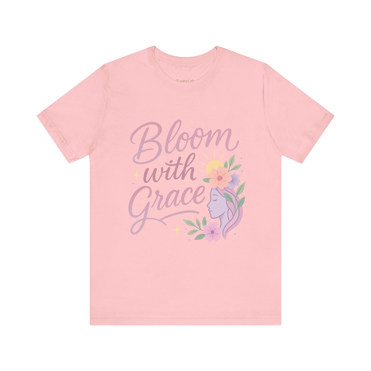 Bloom with Grace –  Unisex Jersey Short Sleeve Tee