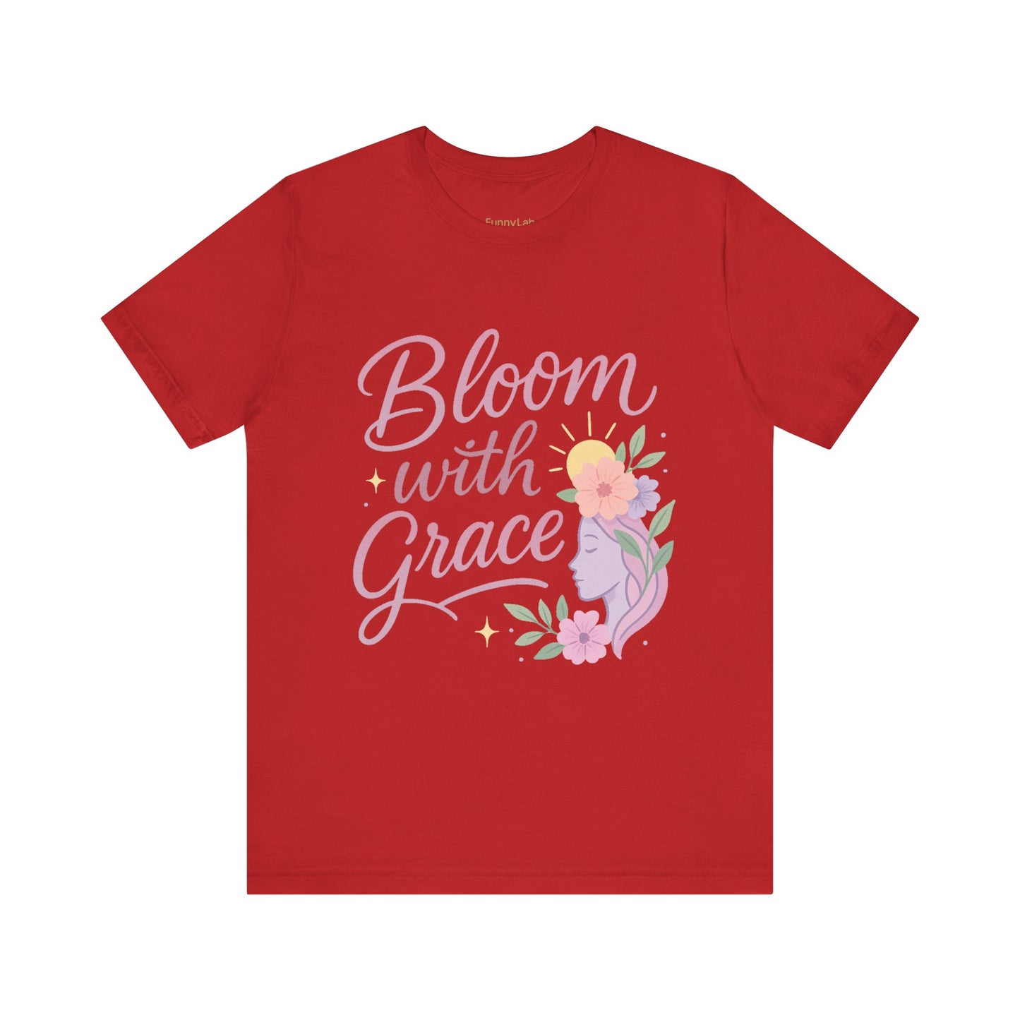 Bloom with Grace –  Unisex Jersey Short Sleeve Tee