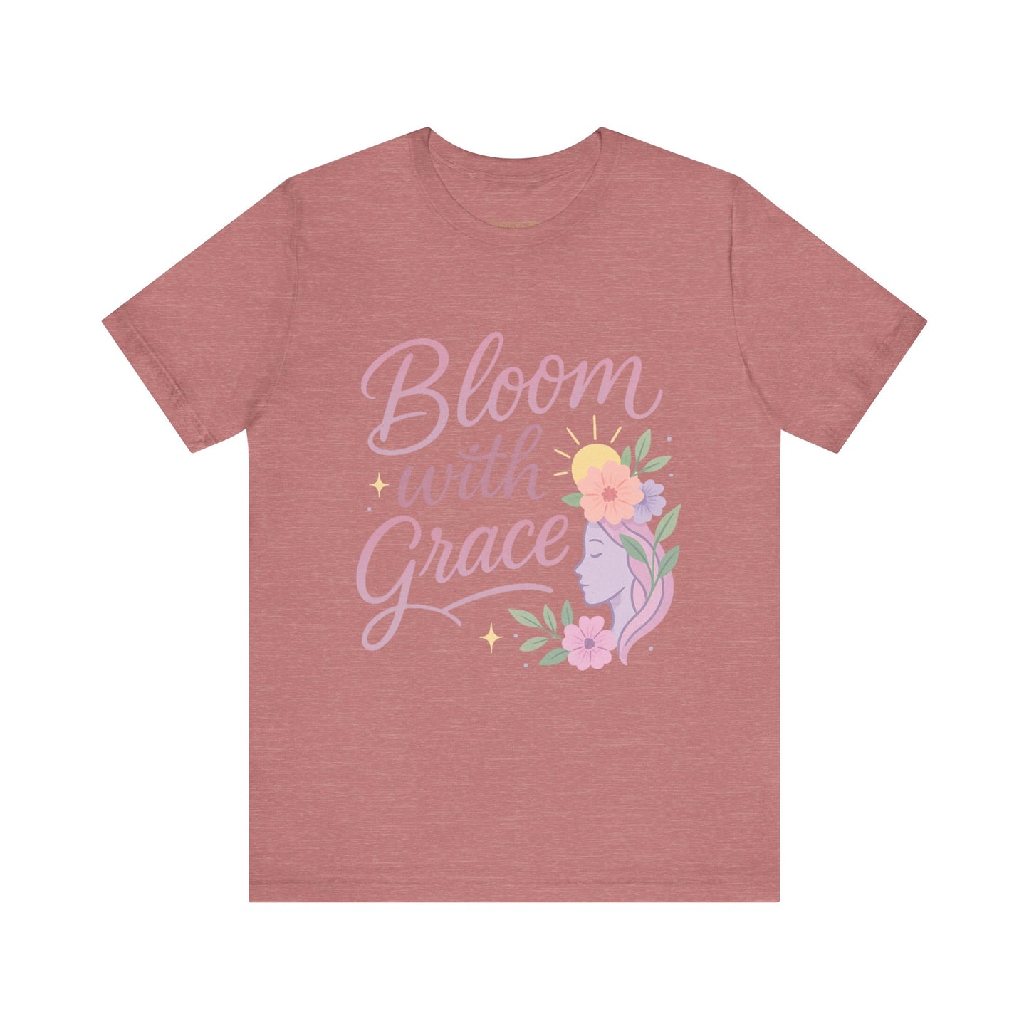 Bloom with Grace –  Unisex Jersey Short Sleeve Tee