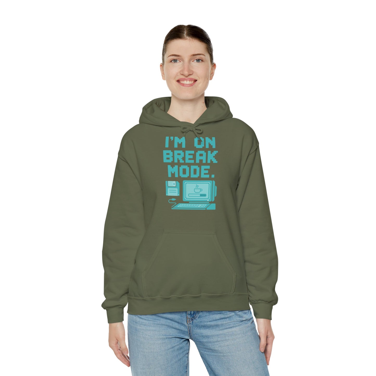 Break Mode Hoodie - Comfy Unisex Sweatshirt for Relaxation